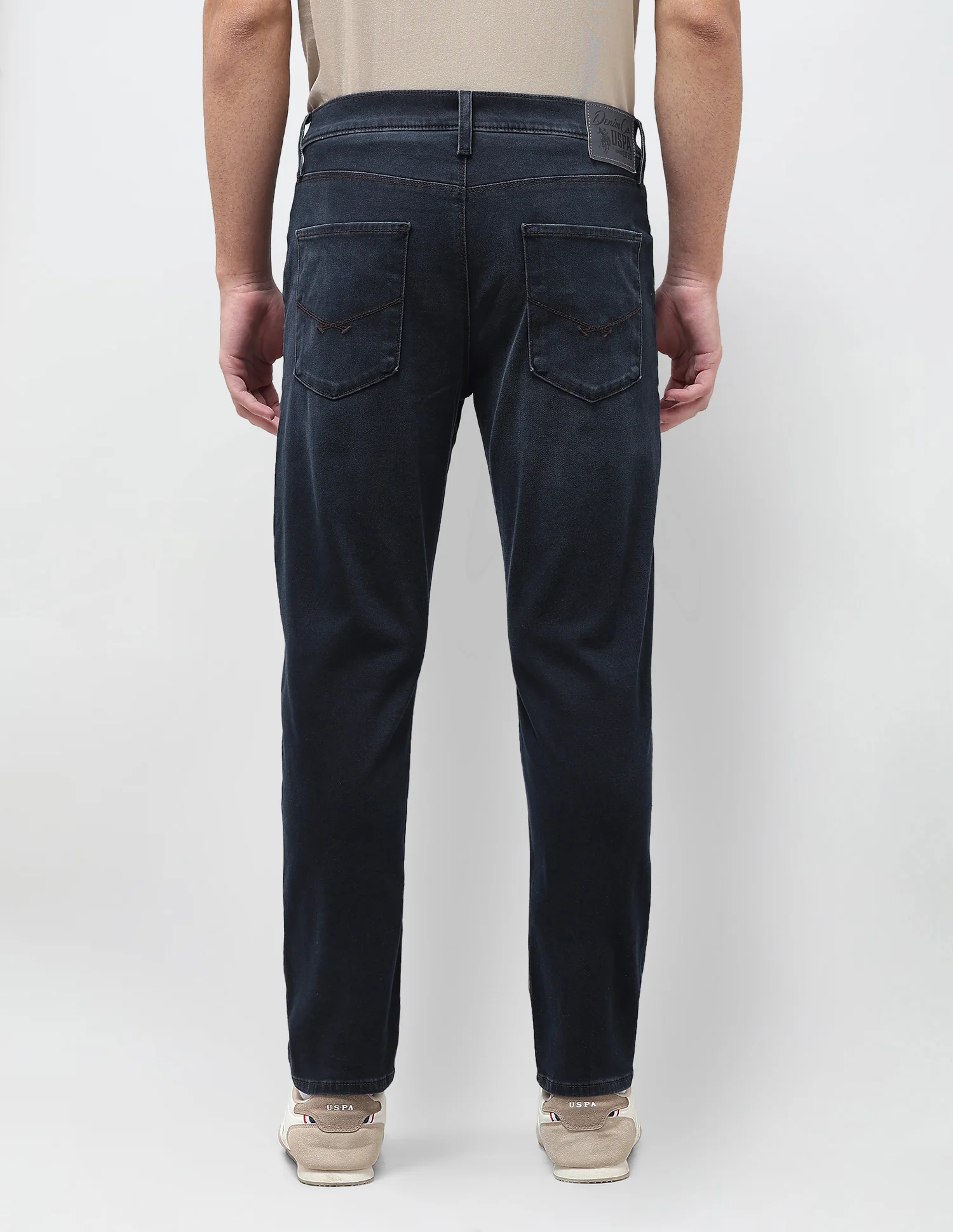 Cole Comfort Cropped Fit Blue Jeans - Image 5