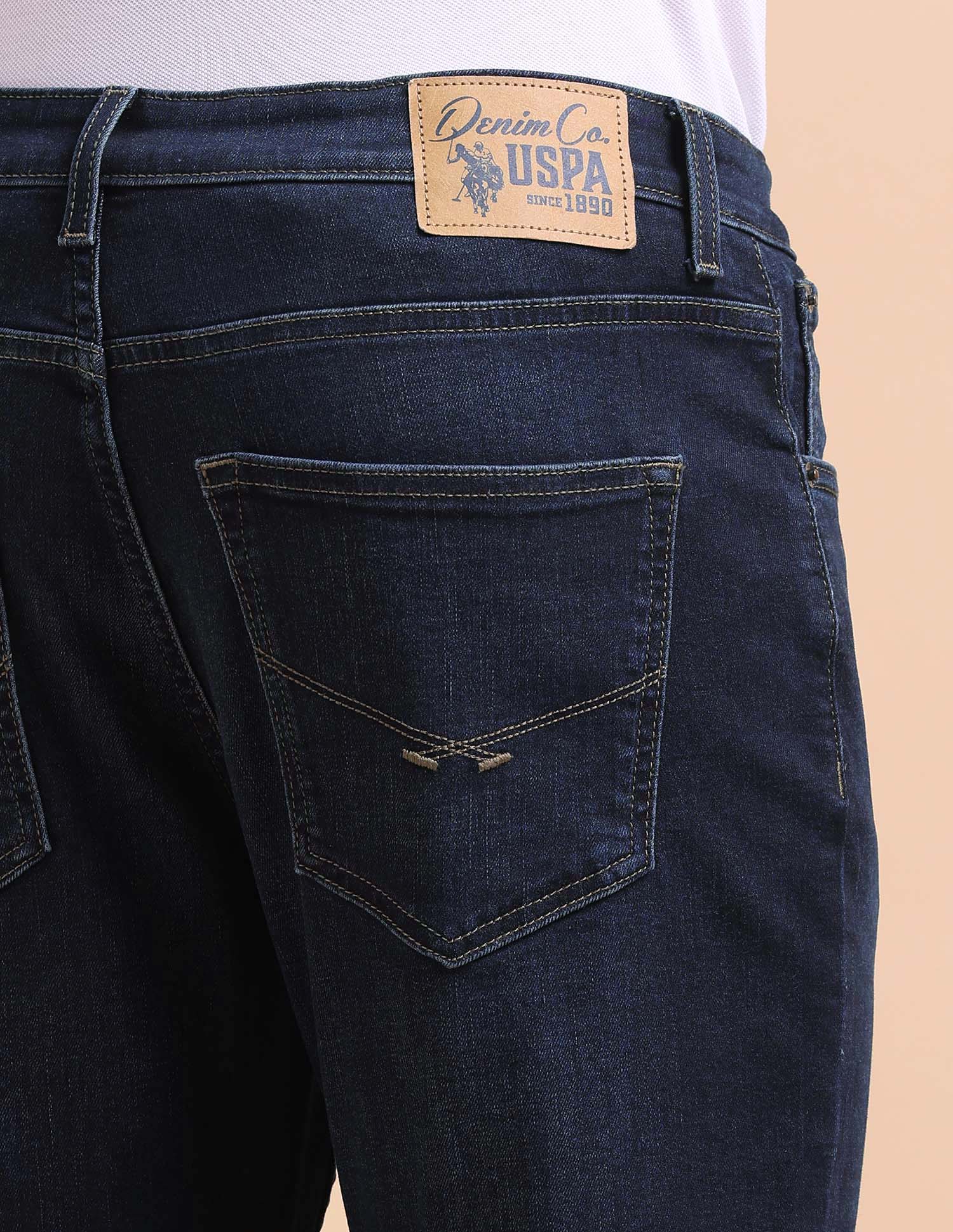 Cole Comfort Cropped Fit Blue Jeans - Image 8