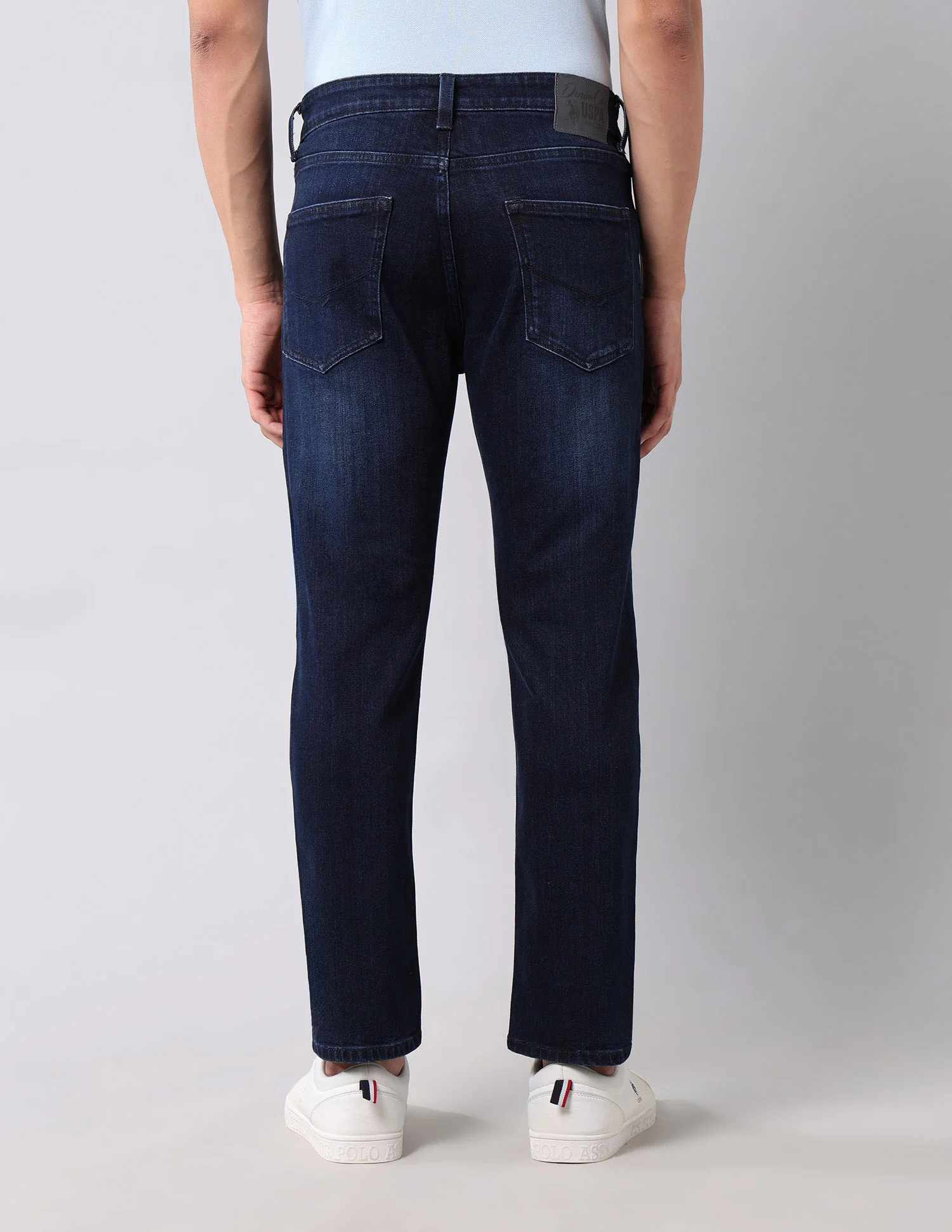 Cole Comfort Cropped Fit Blue Jeans - Image 5