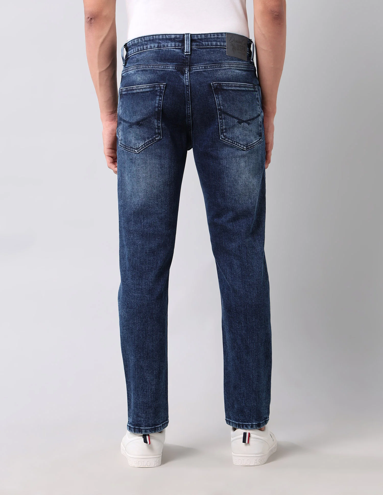 Cole Comfort Cropped Fit Blue Jeans - Image 5