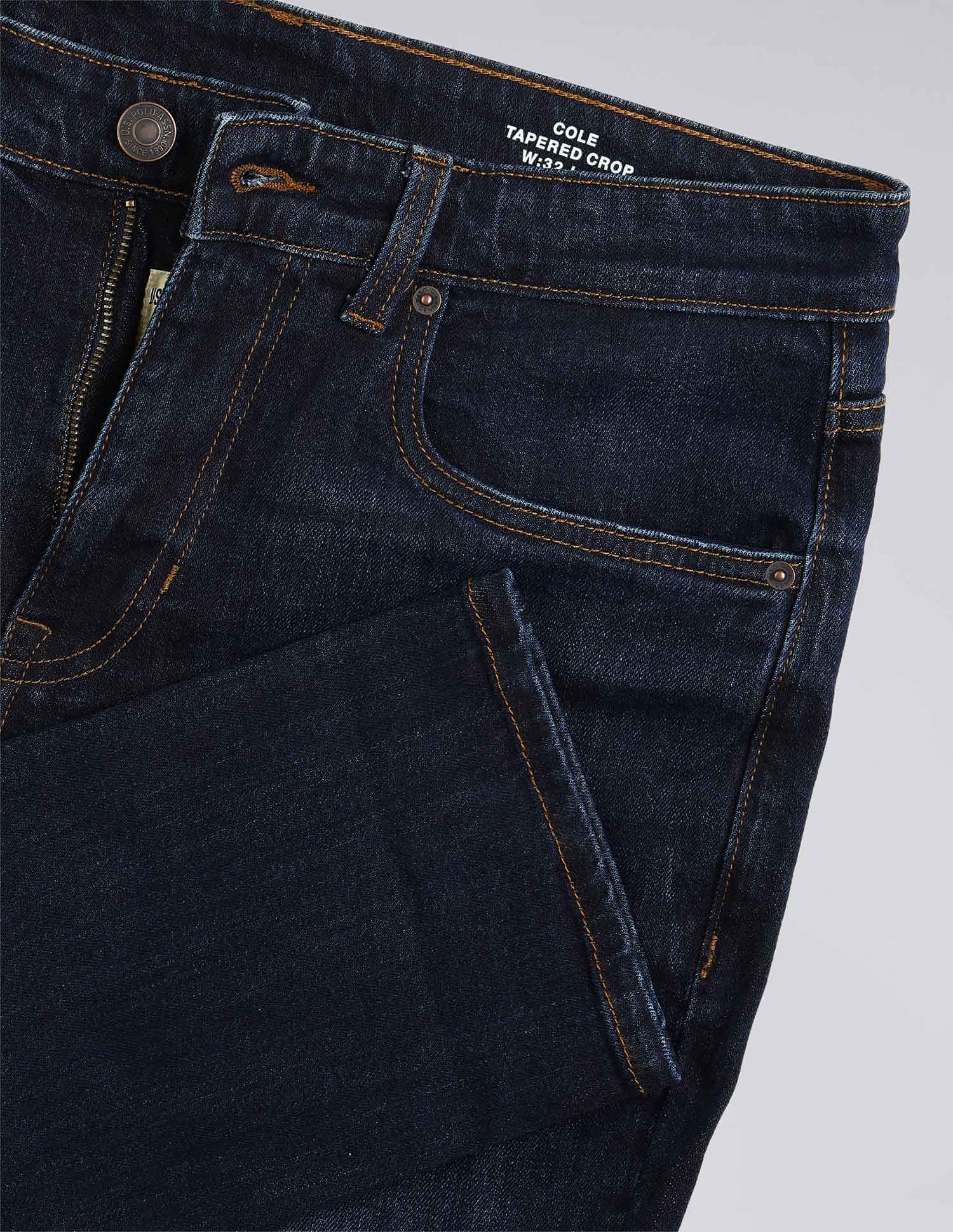 Cole Comfort Cropped Fit Blue Jeans - Image 2