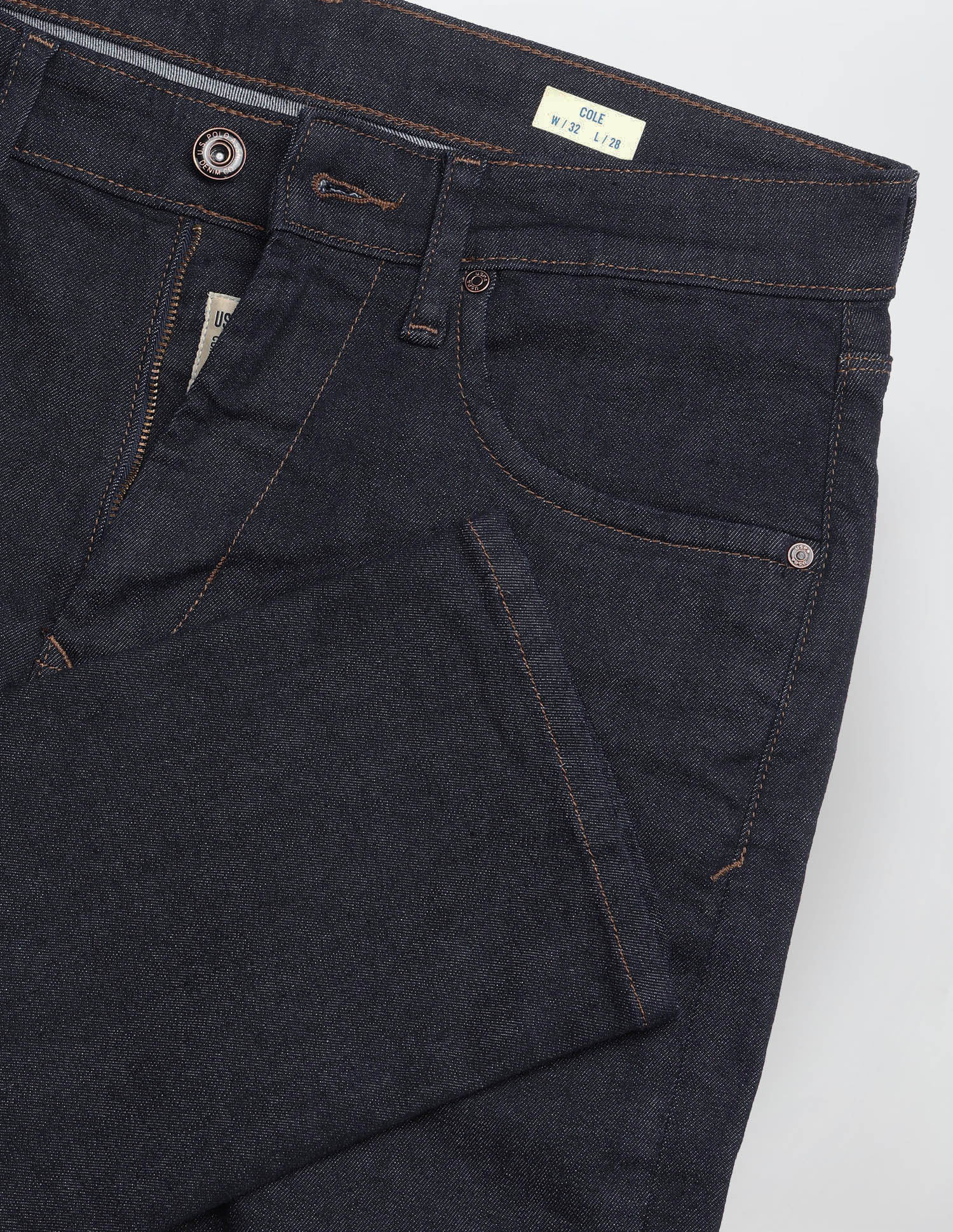 Cole Comfort Cropped Fit Blue Jeans - Image 2
