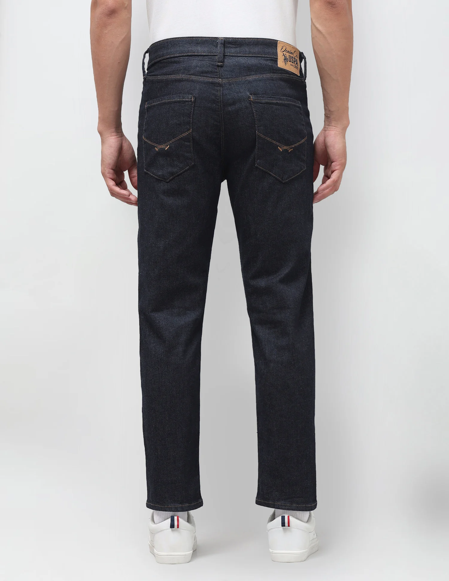 Cole Comfort Cropped Fit Blue Jeans - Image 5