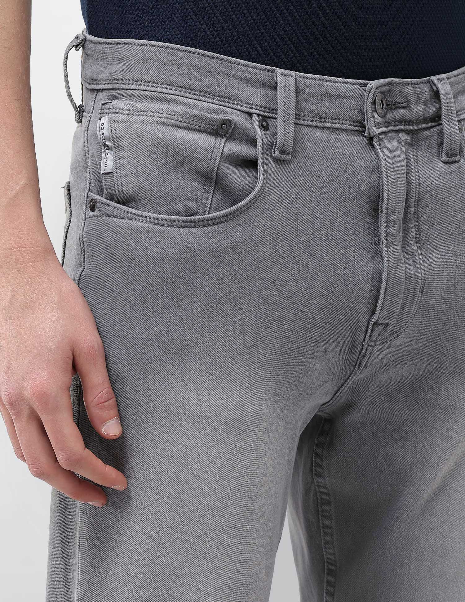 Cole Comfort Cropped Fit Grey Jeans - Image 7