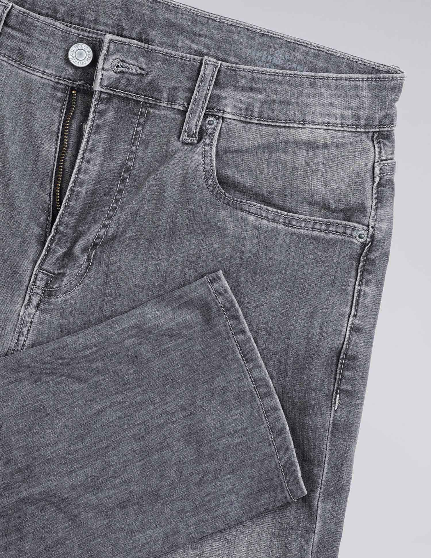 Cole Comfort Cropped Fit Grey Jeans - Image 2