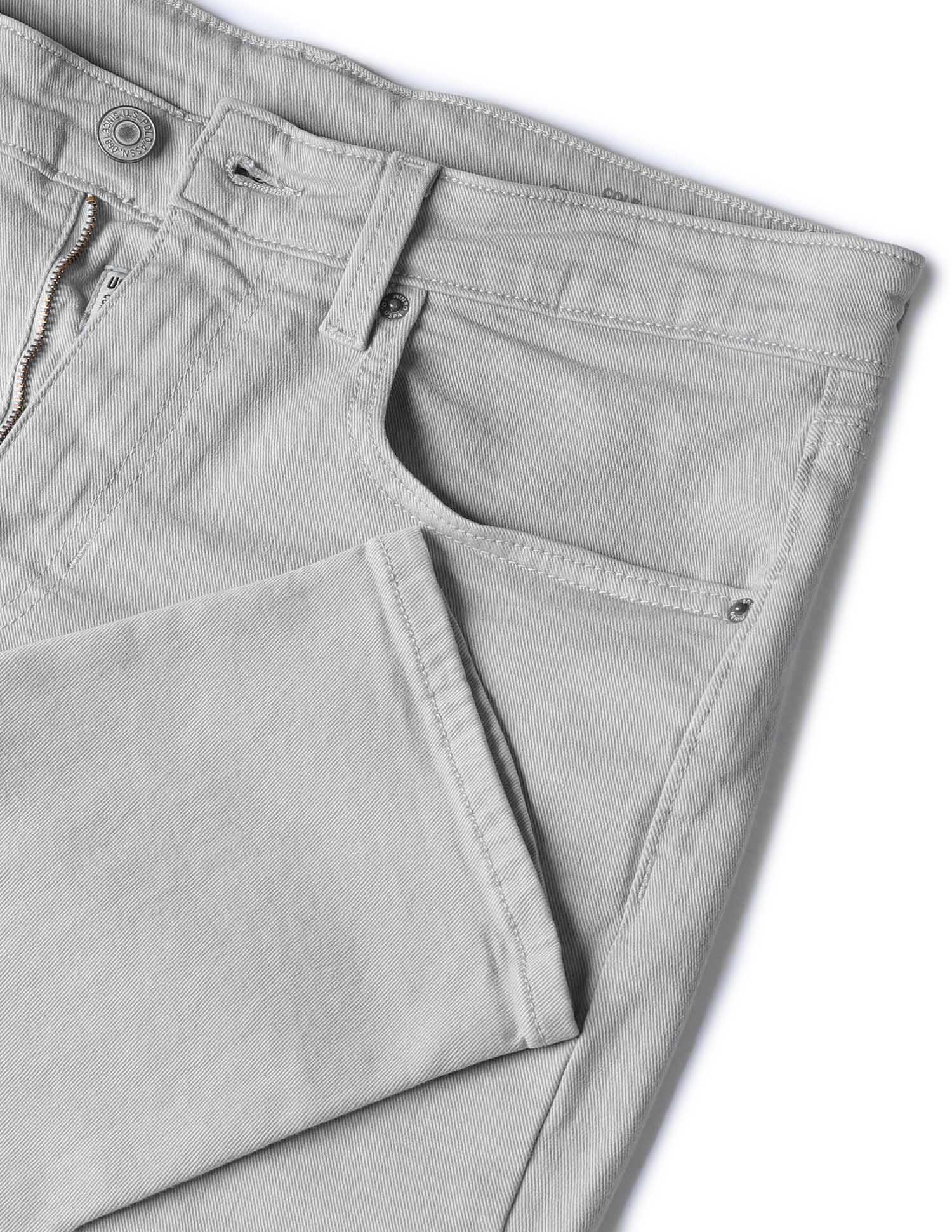 Cole Comfort Cropped Fit Grey Jeans - Image 2