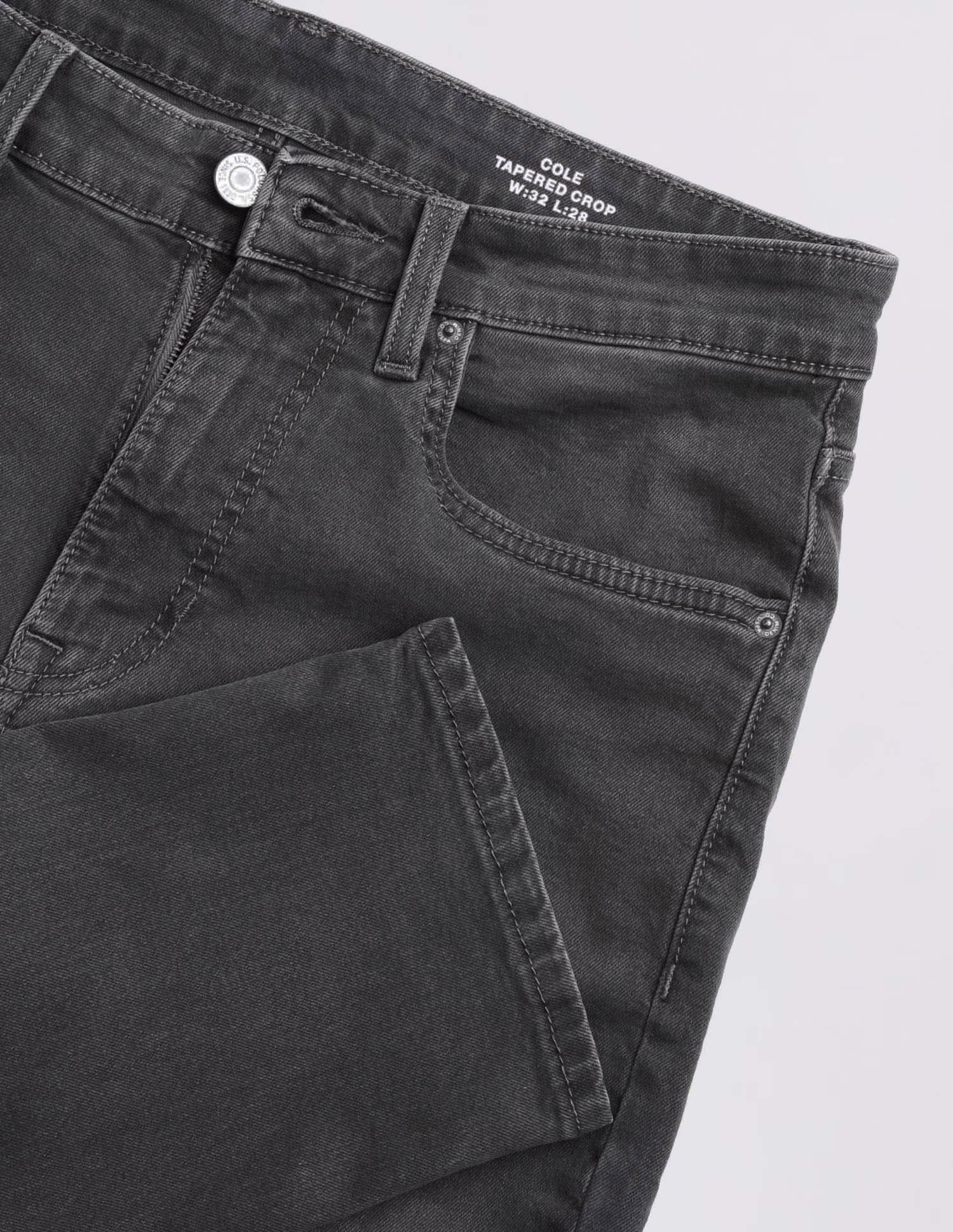 Cole Comfort Cropped Fit Grey Jeans - Image 2
