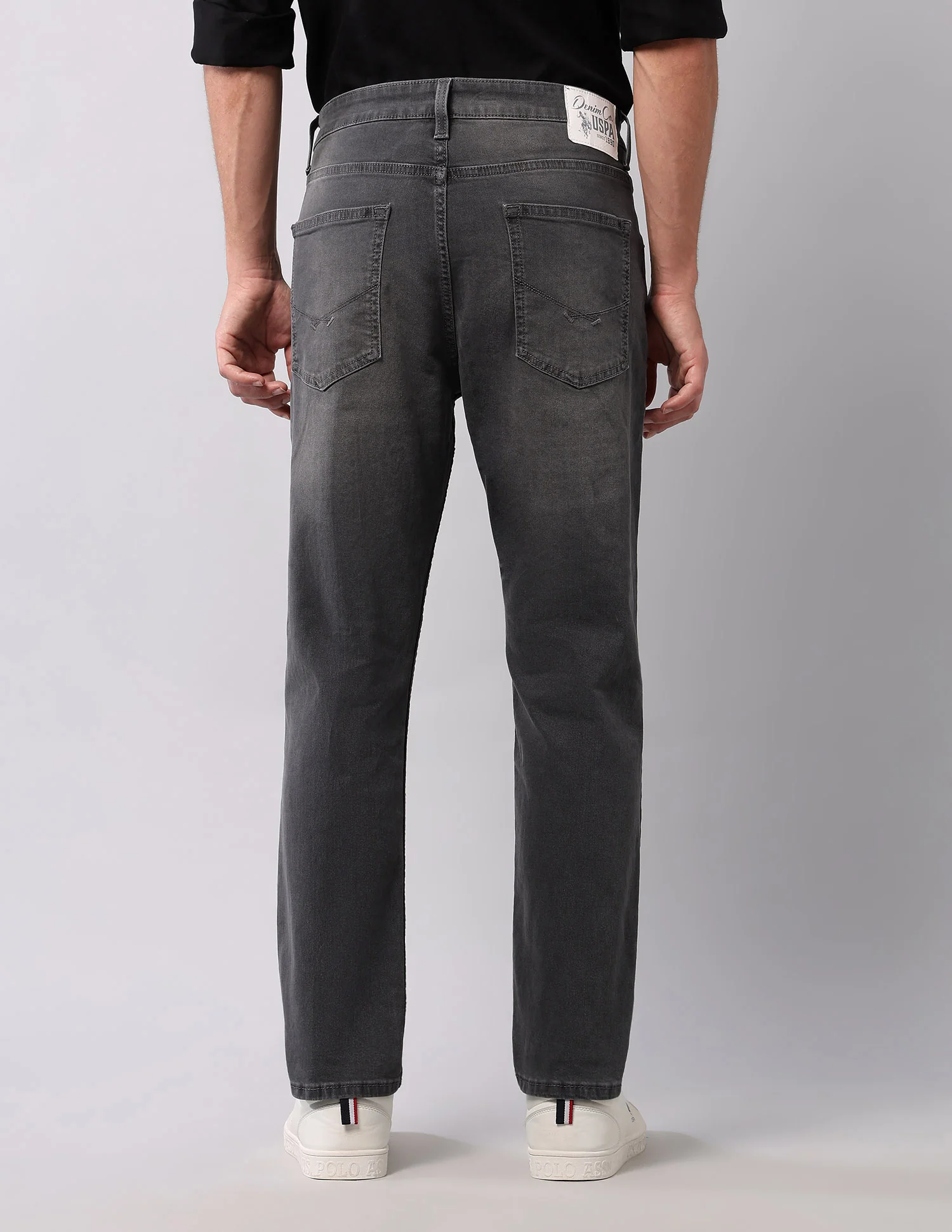 Cole Comfort Cropped Fit Grey Jeans - Image 5