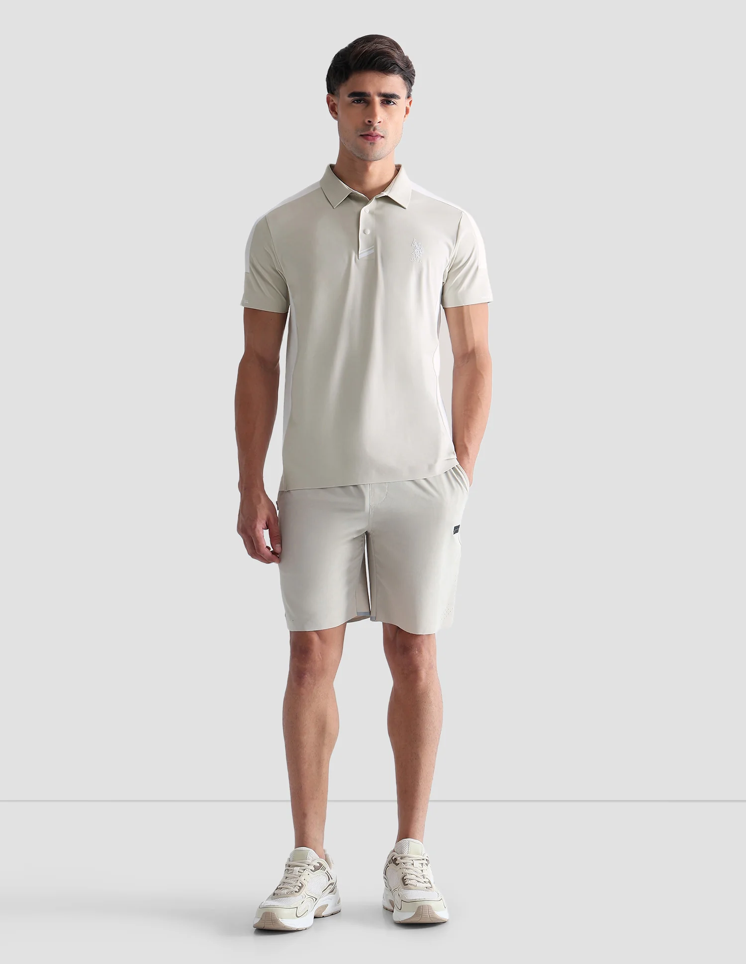 Colorblocked Active Polo Shirt - Image 3