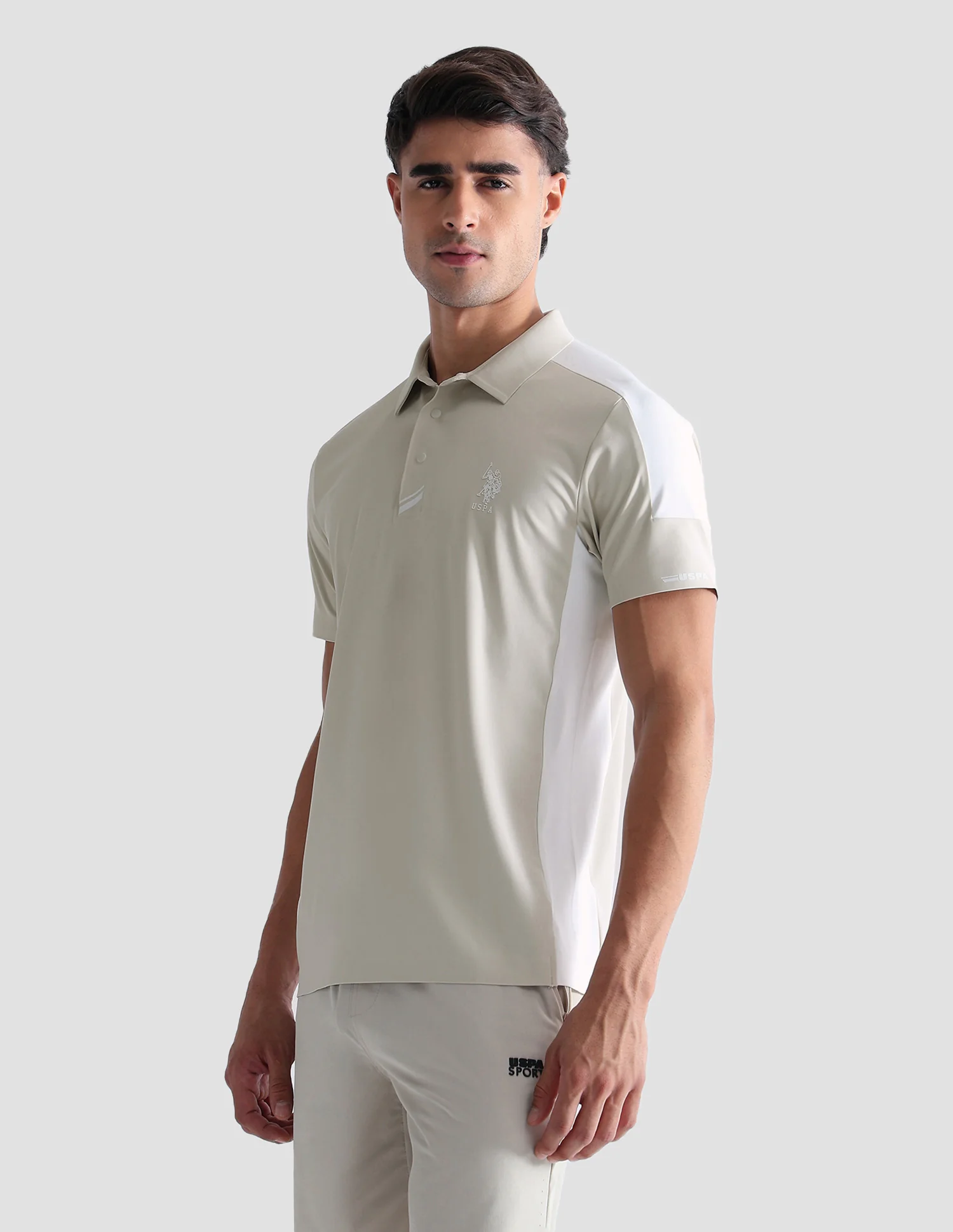Colorblocked Active Polo Shirt - Image 4