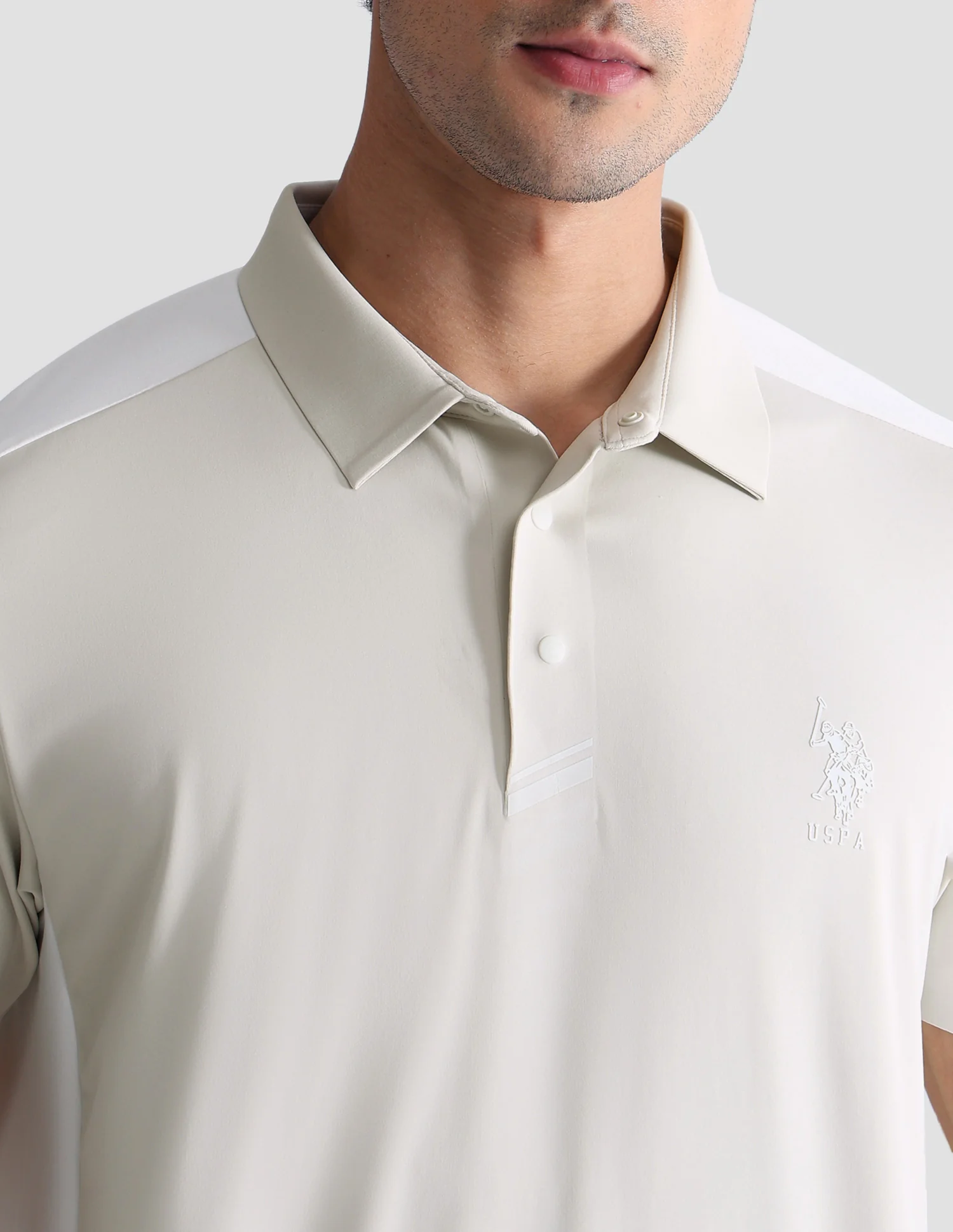 Colorblocked Active Polo Shirt - Image 7