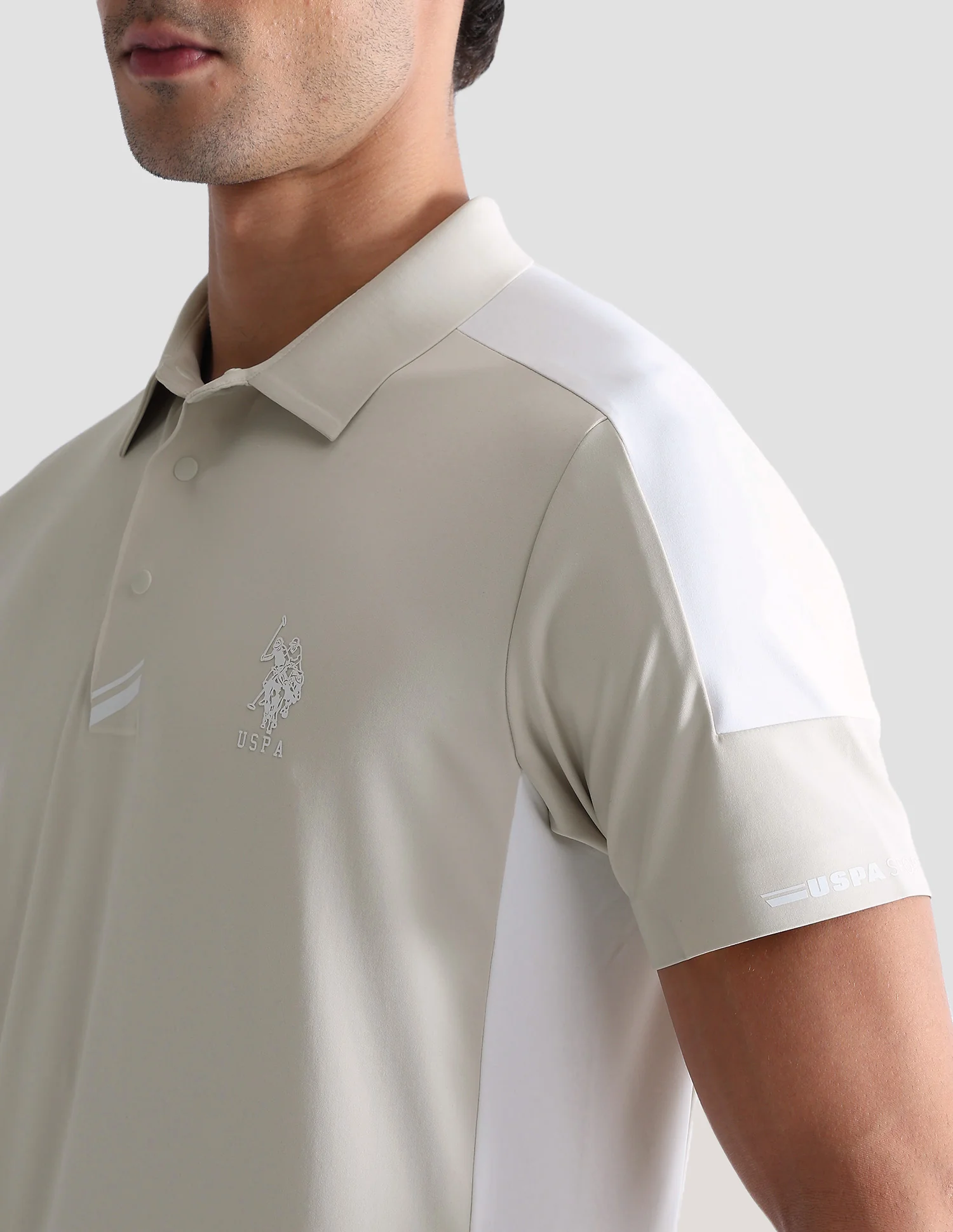 Colorblocked Active Polo Shirt - Image 9