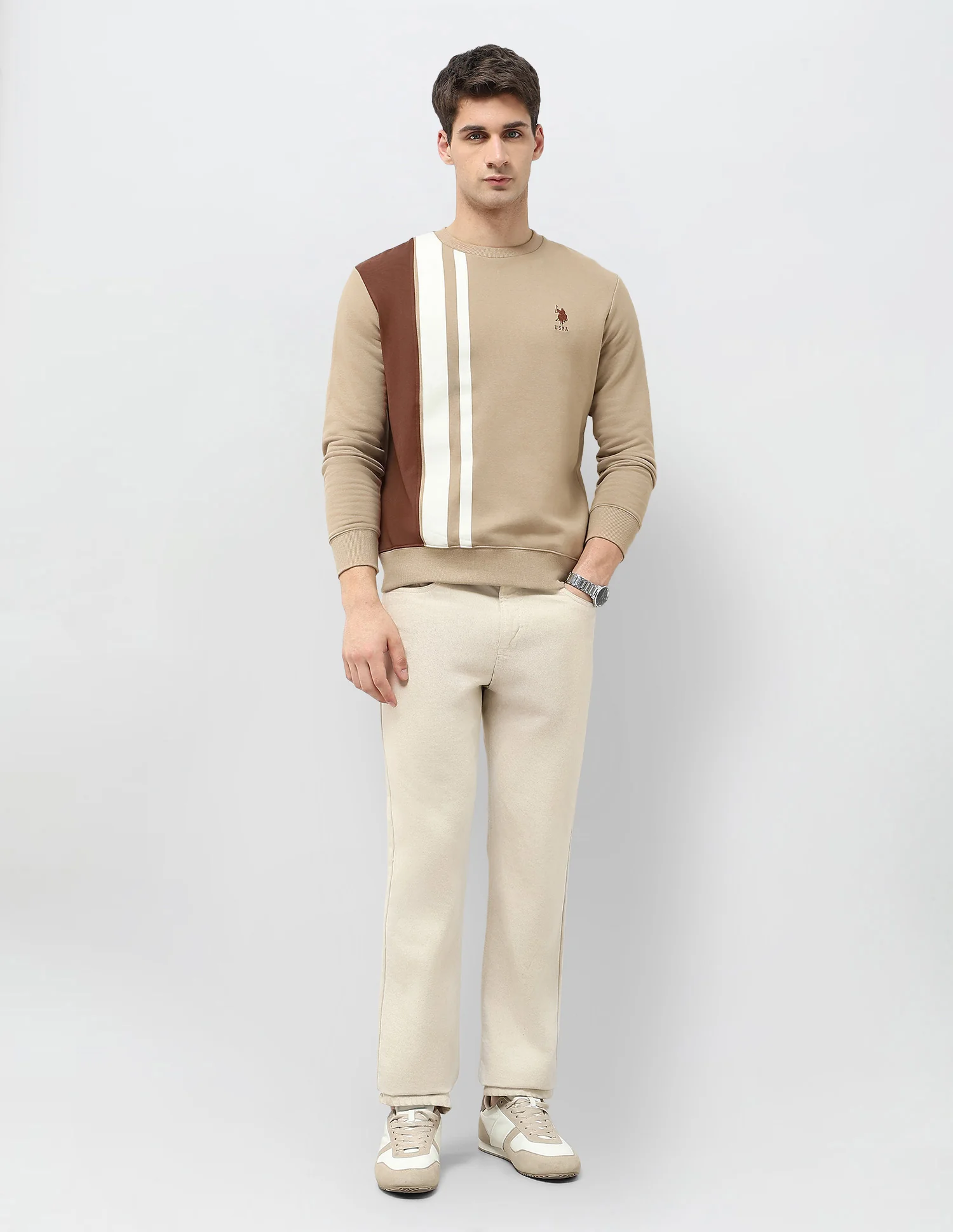 Colorblocked Regular Fit Sweatshirt - Image 3