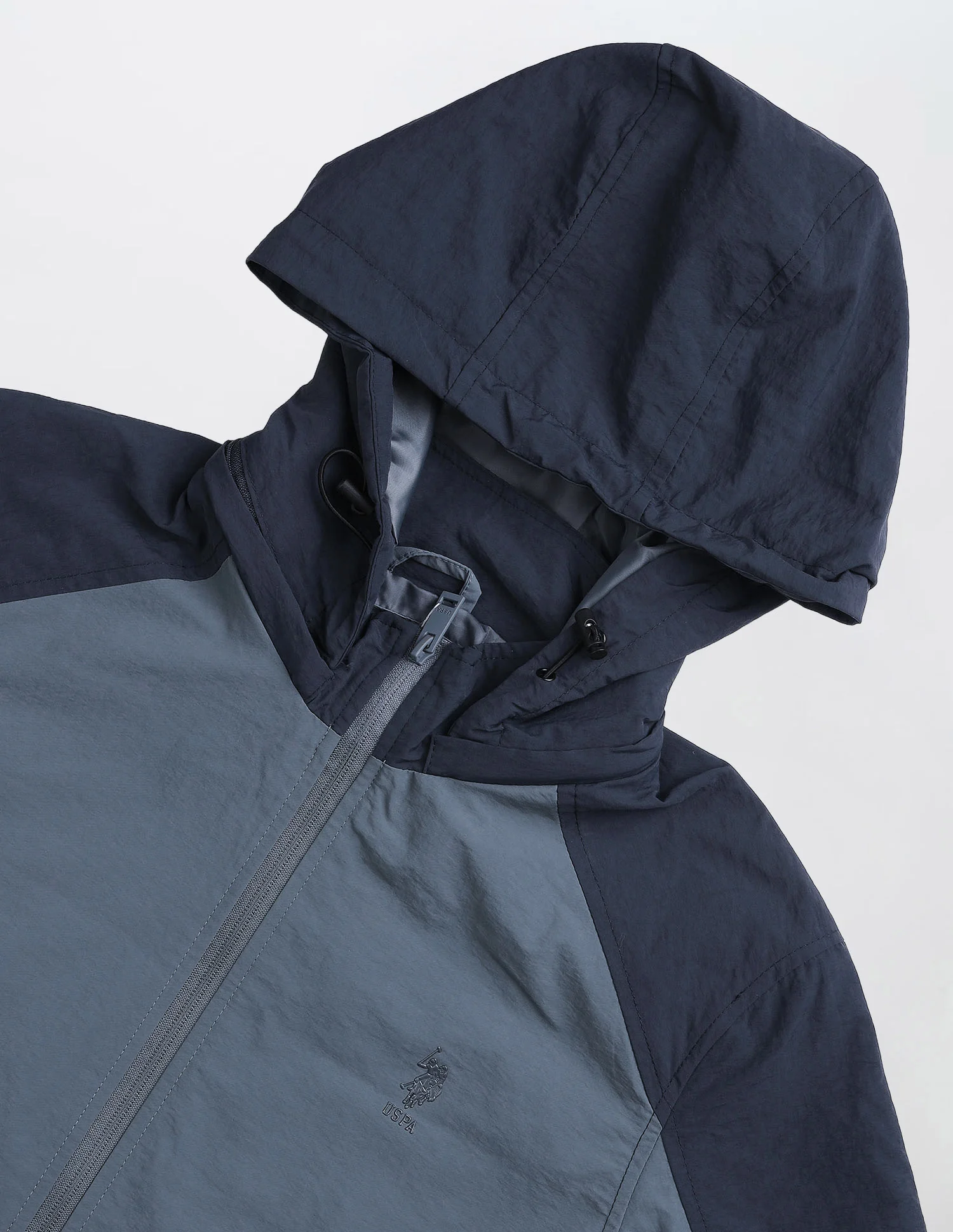 Colour Blocked Detachable Hood Jacket - Image 12