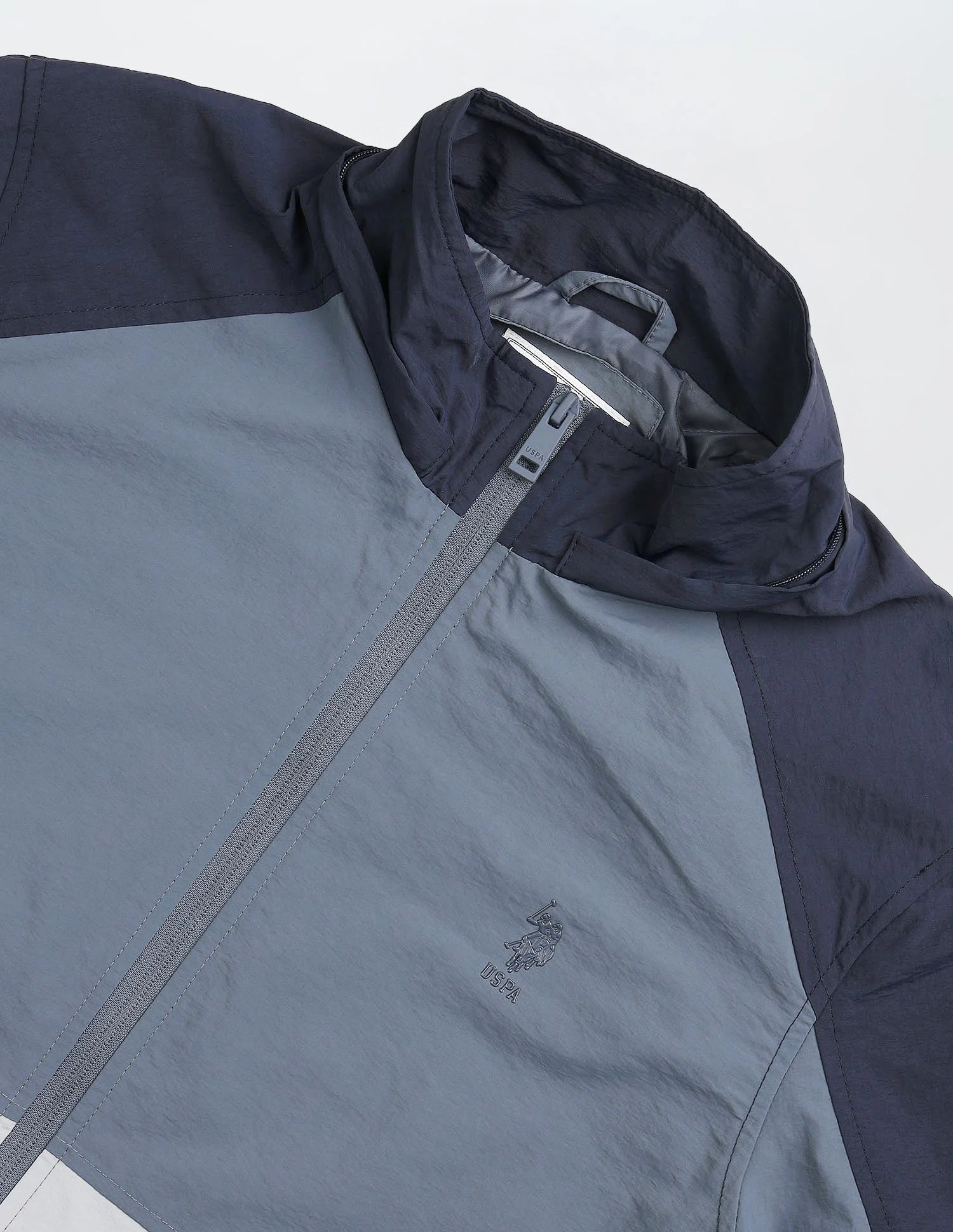 Colour Blocked Detachable Hood Jacket - Image 2