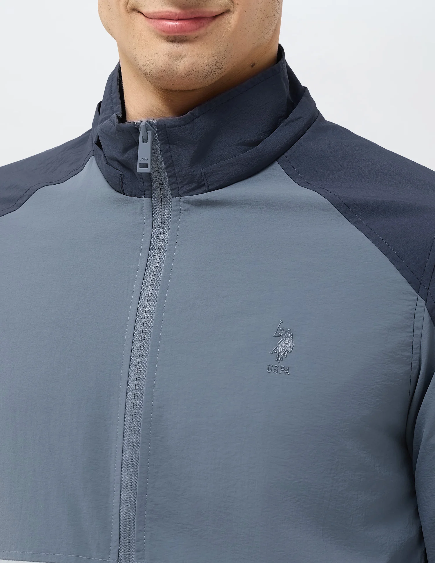 Colour Blocked Detachable Hood Jacket - Image 7