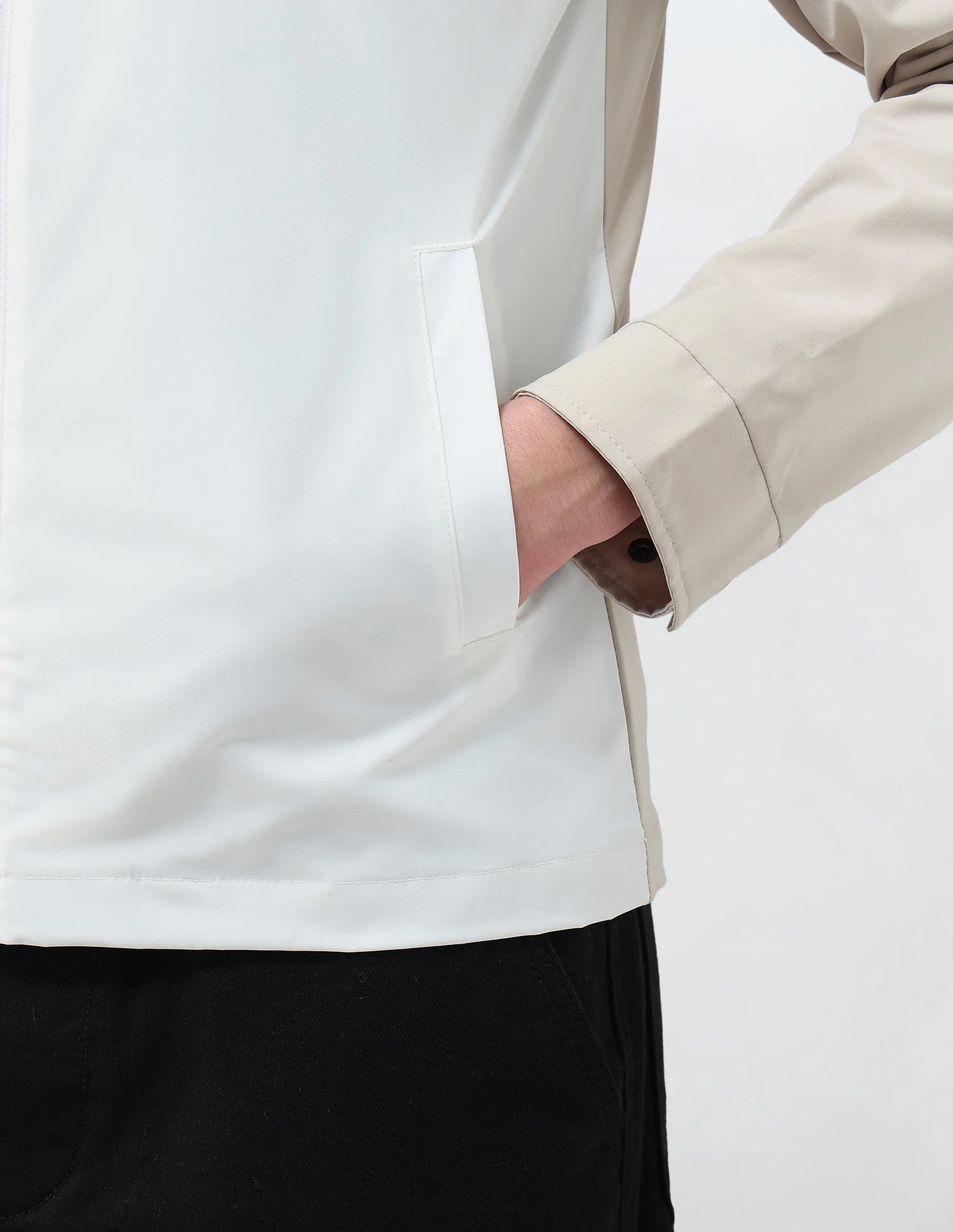 Colour Blocked Regular Fit Casual Jacket - Image 8