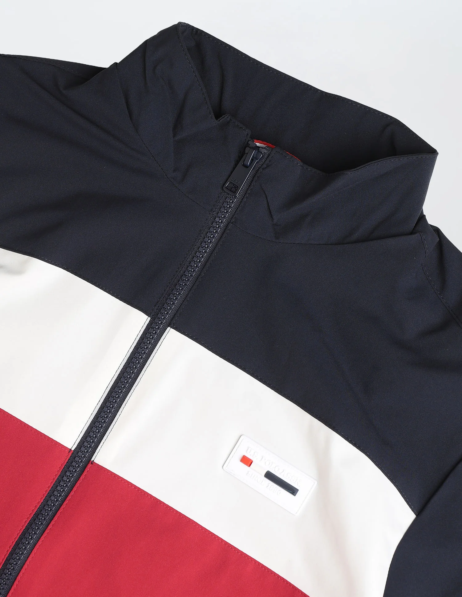 Colour Blocked Regular Fit Casual Jacket - Image 2