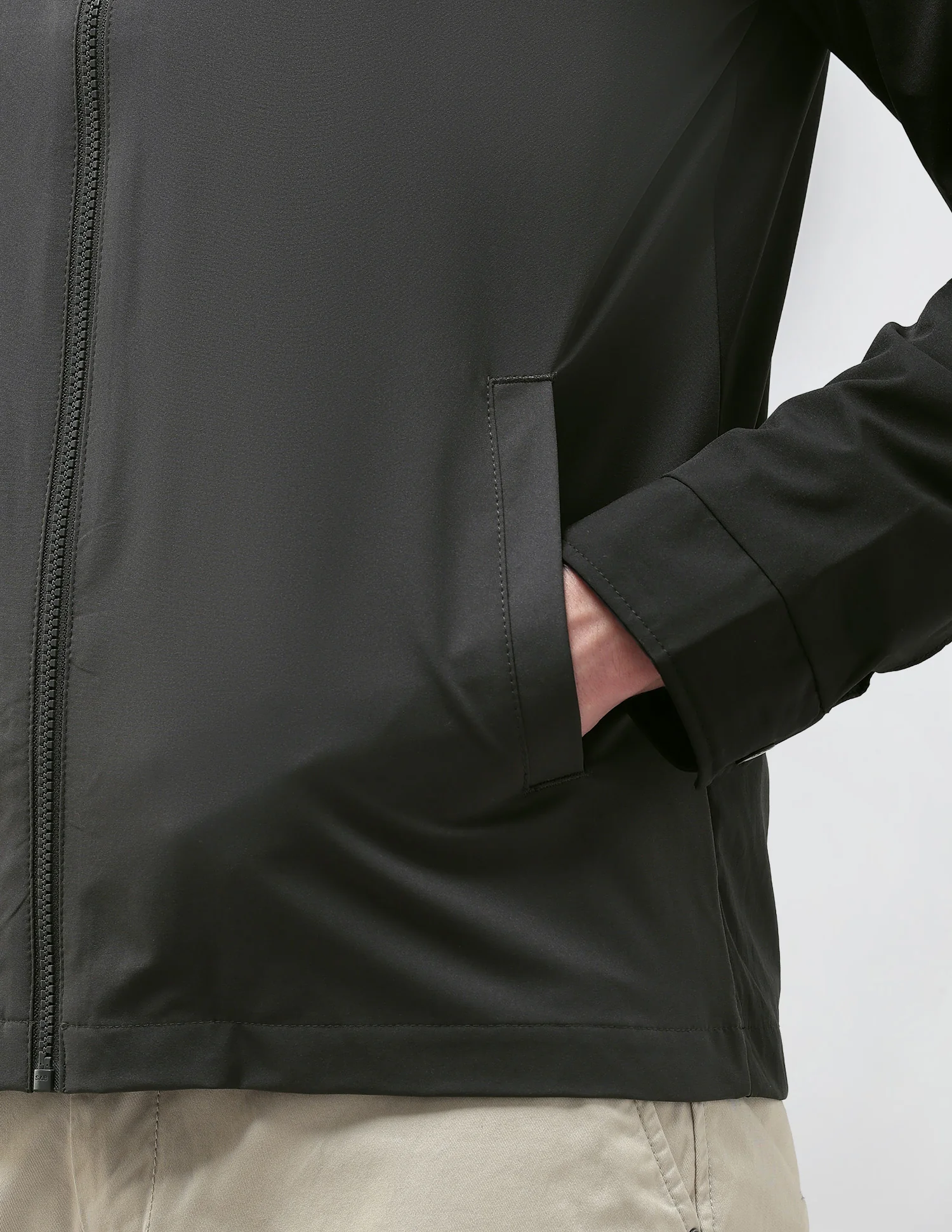 Colour Blocked Regular Fit Casual Jacket - Image 8