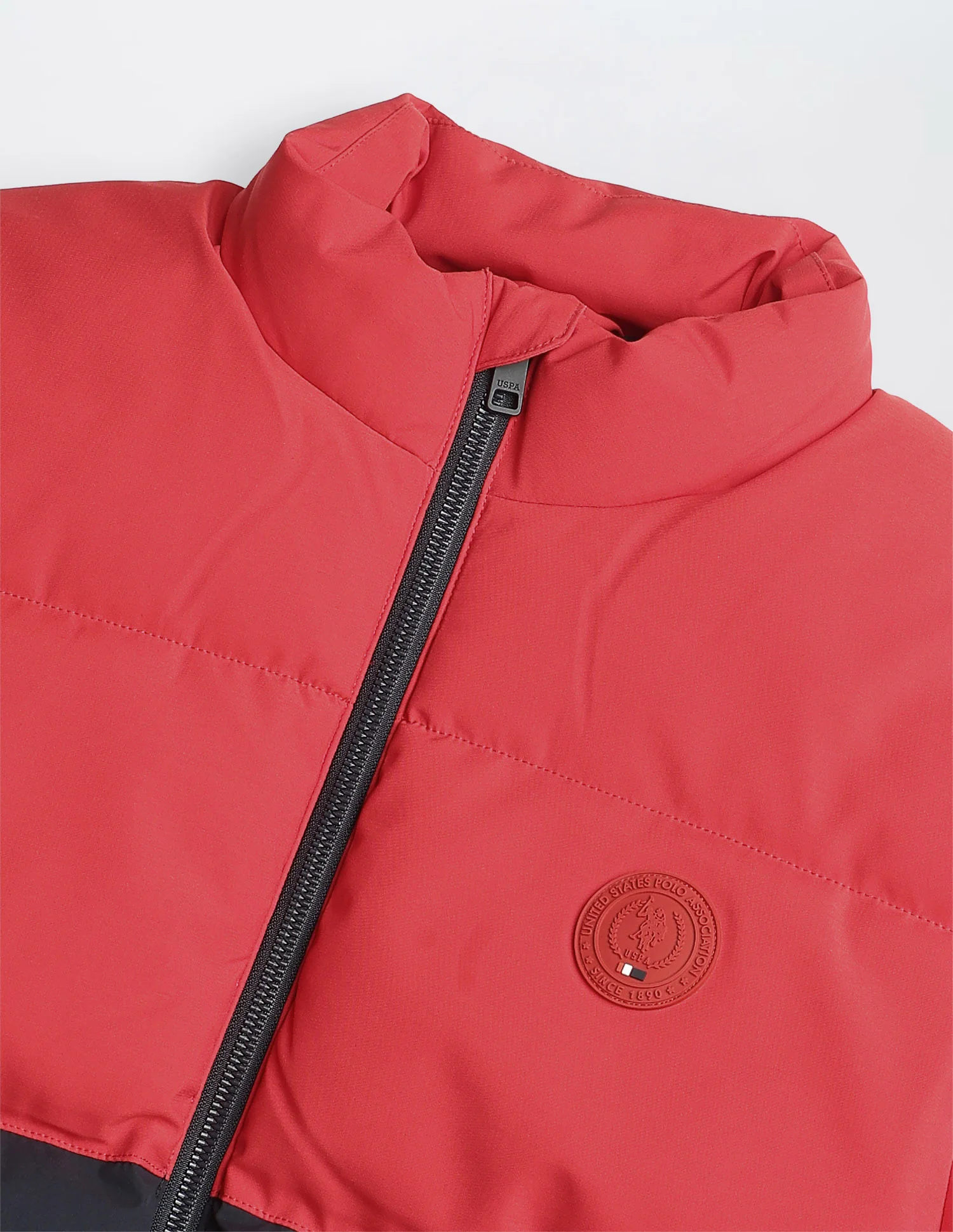 Colour Blocked Regular Fit Puffer Jacket - Image 2