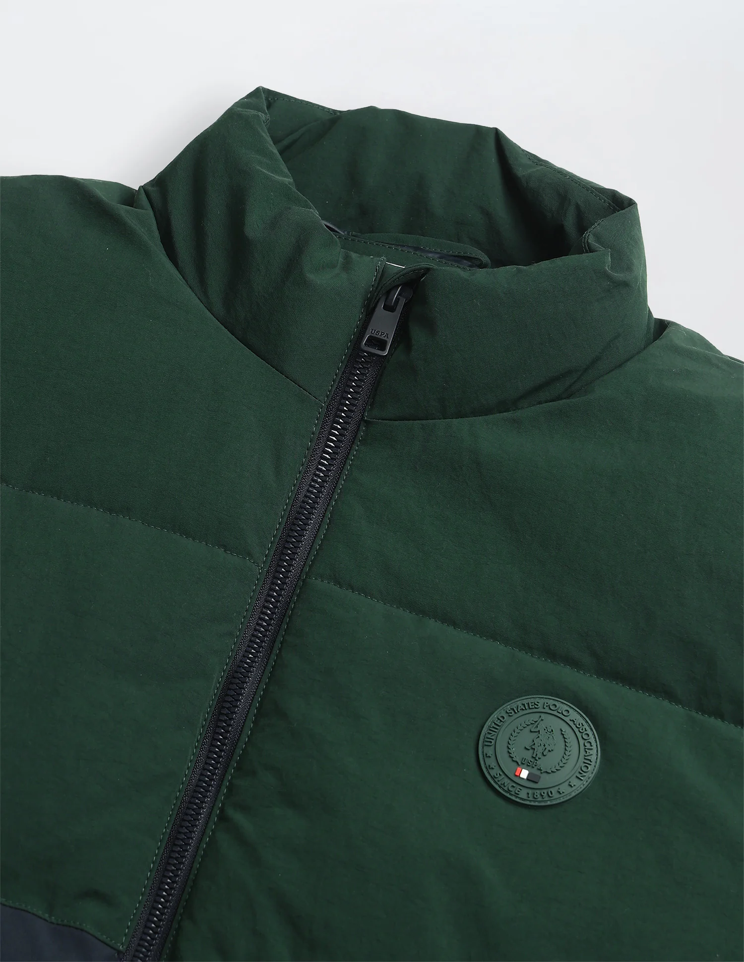 Colour Blocked Regular Fit Puffer Jacket - Image 2