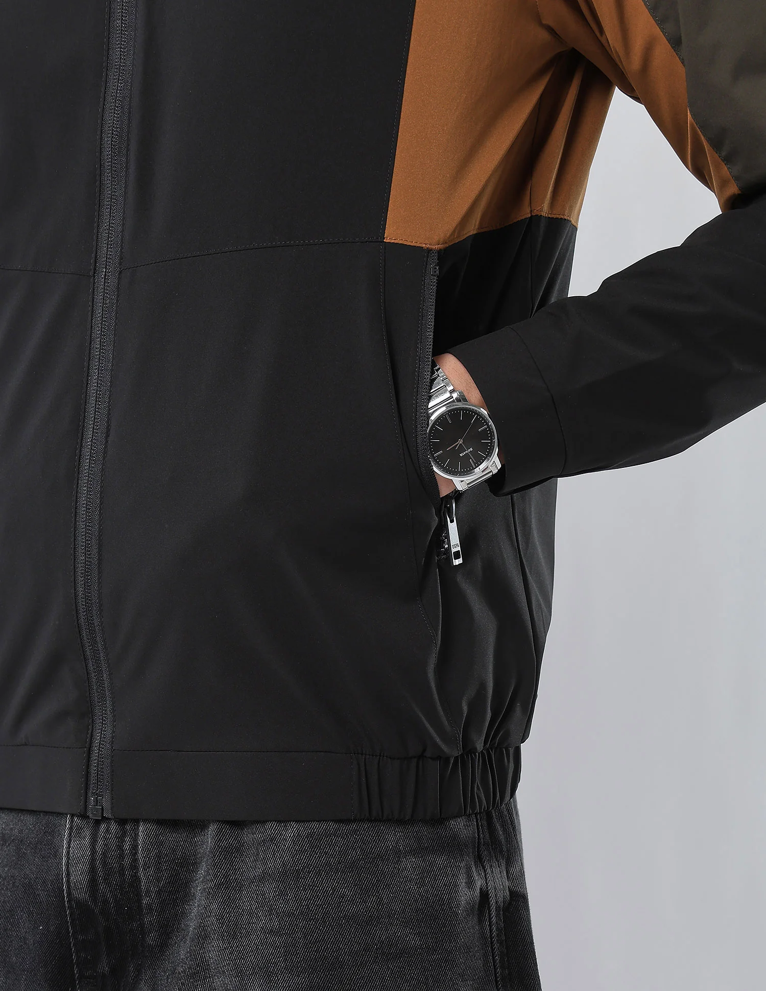 Colour Blocked Reversible Jacket - Image 8