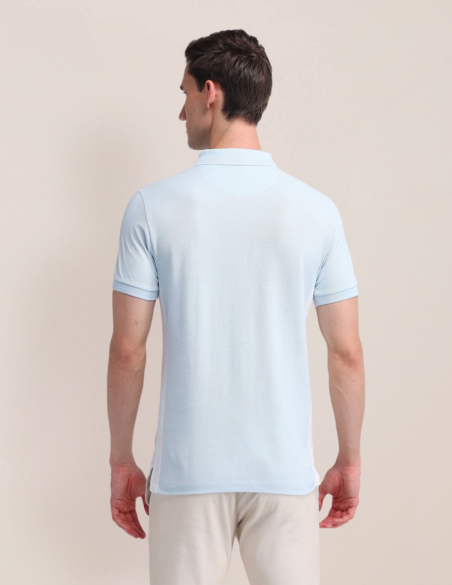 Colour Blocked Slim Fit Polo Shirt - Image 5