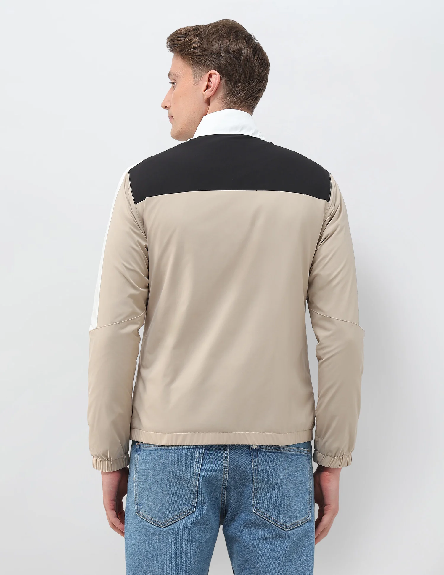 Colour Blocked Windcheater Jacket - Image 5