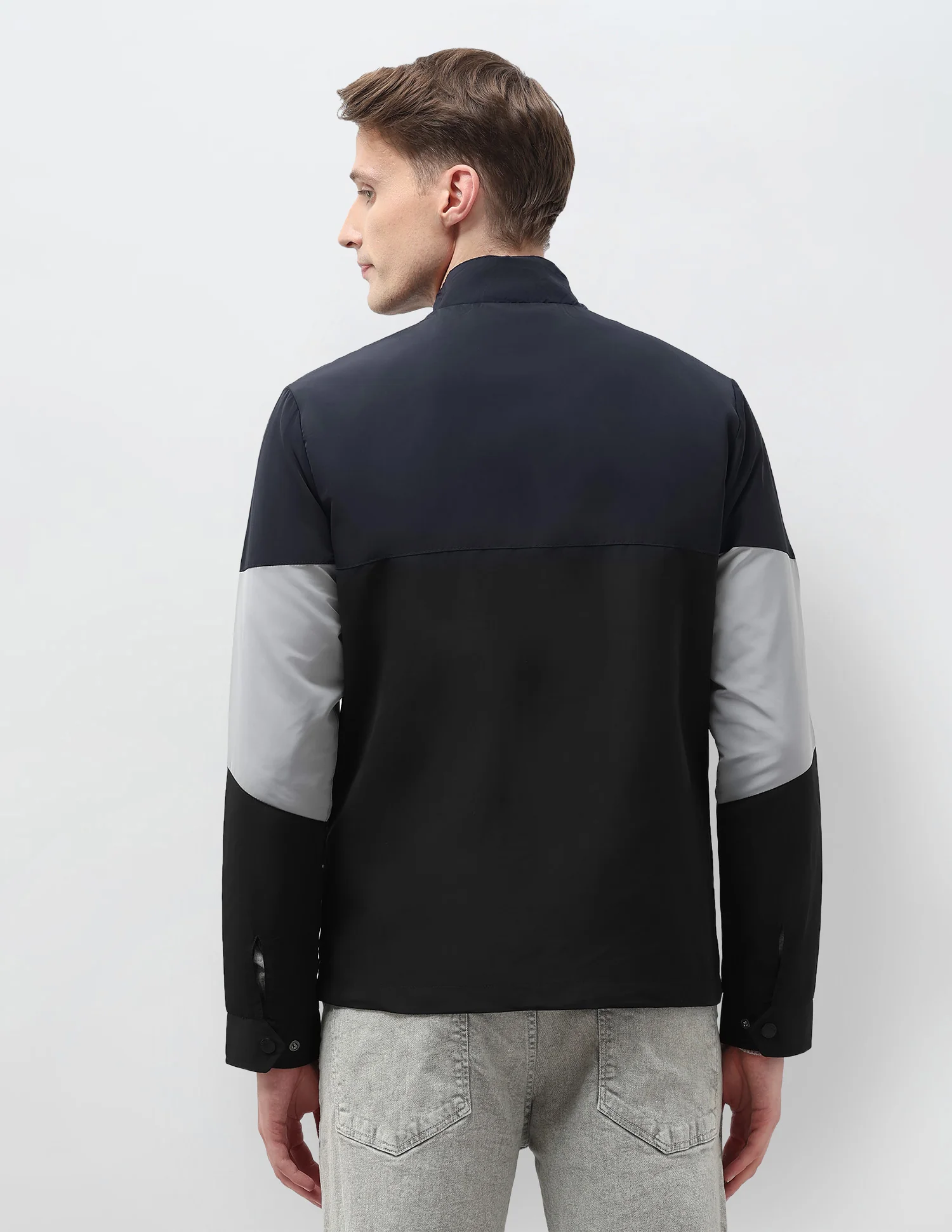 Colour Blocked Windcheater Jacket - Image 5