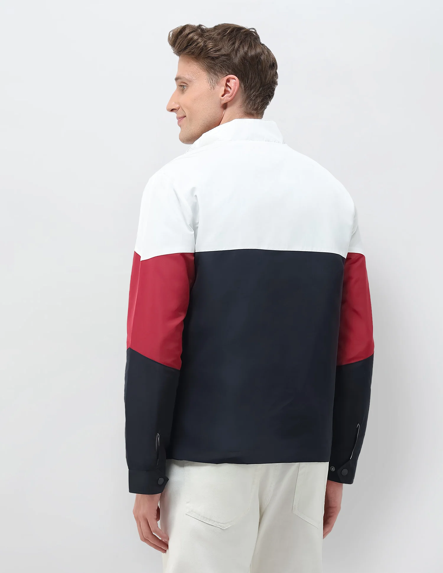 Colour Blocked Windcheater Jacket - Image 5