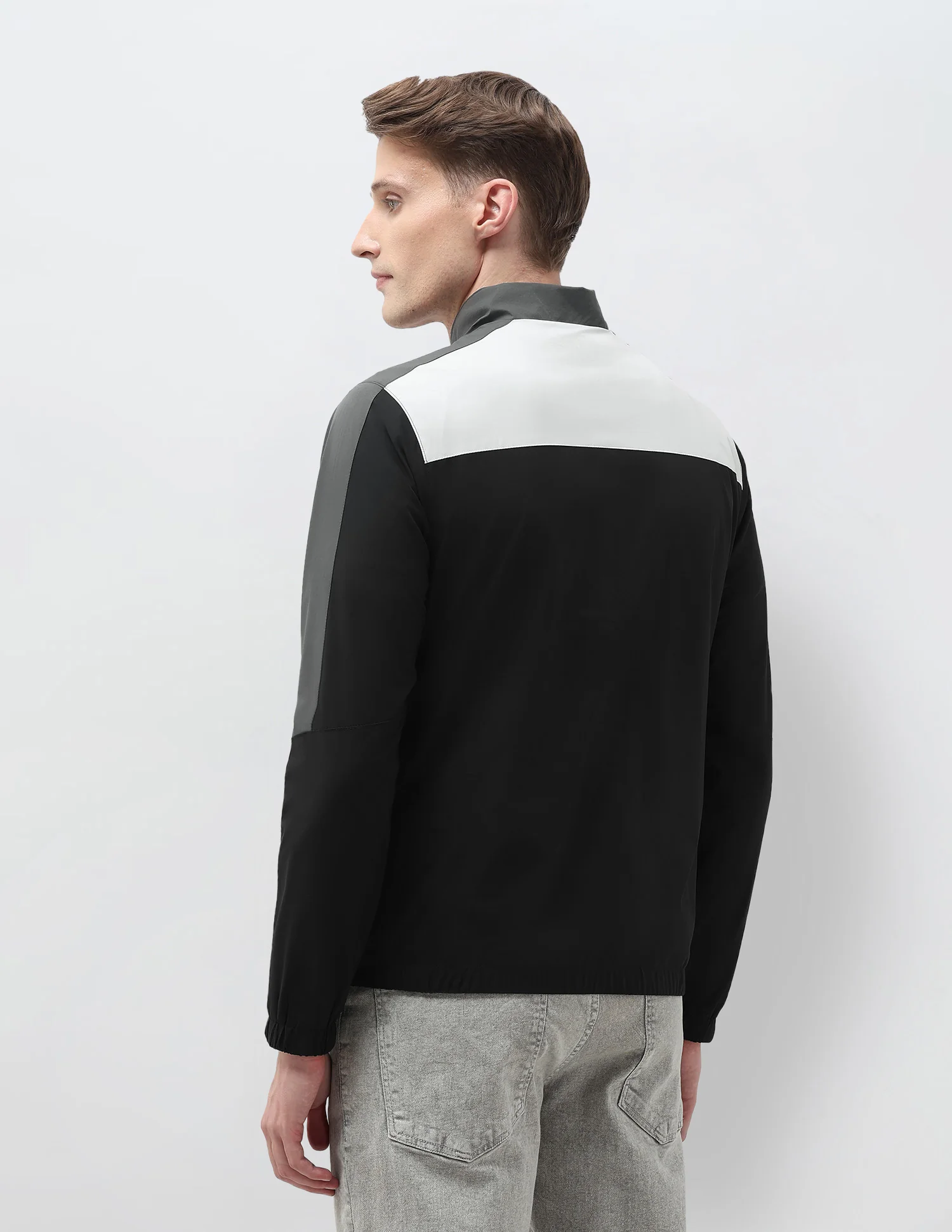 Colour Blocked Windcheater Jacket - Image 5