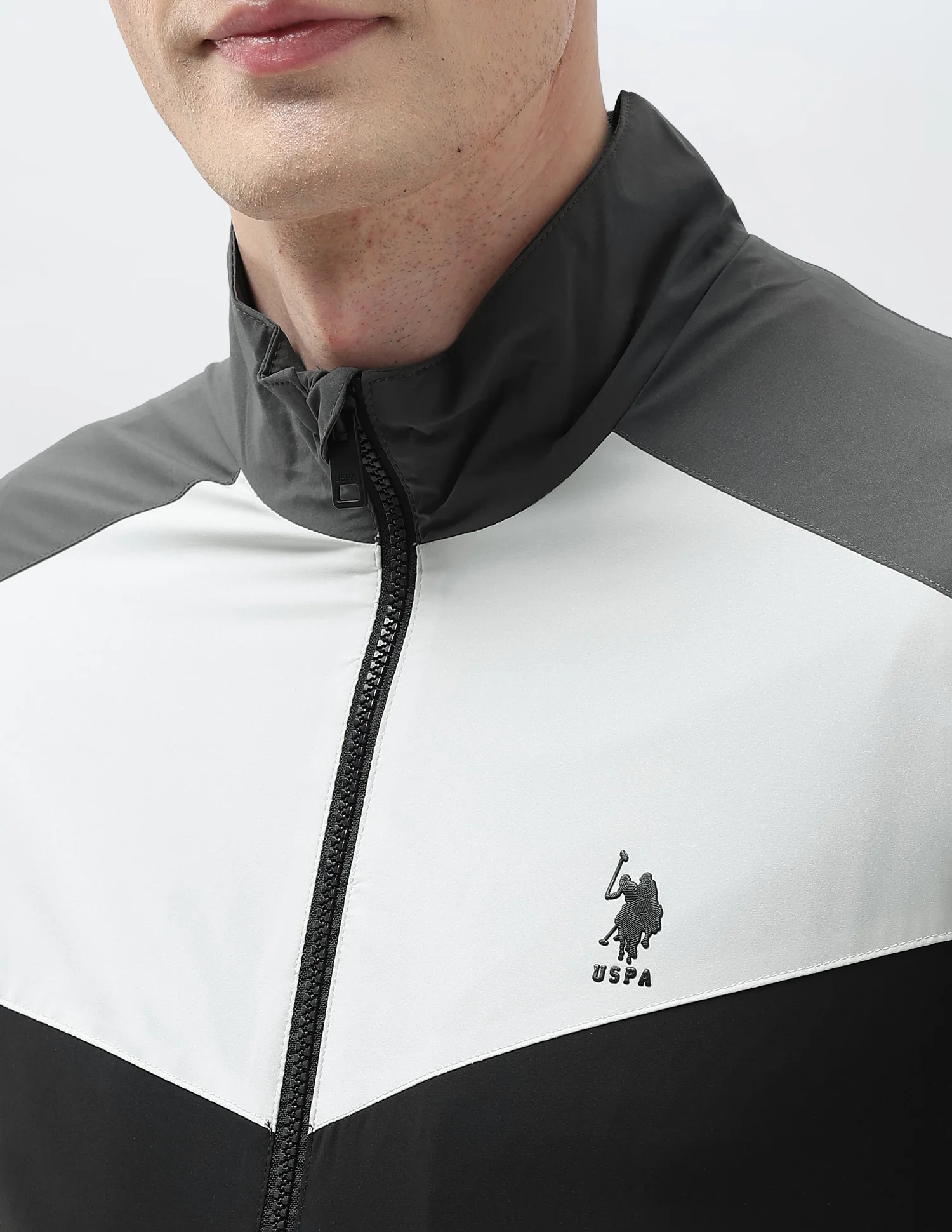 Colour Blocked Windcheater Jacket - Image 7