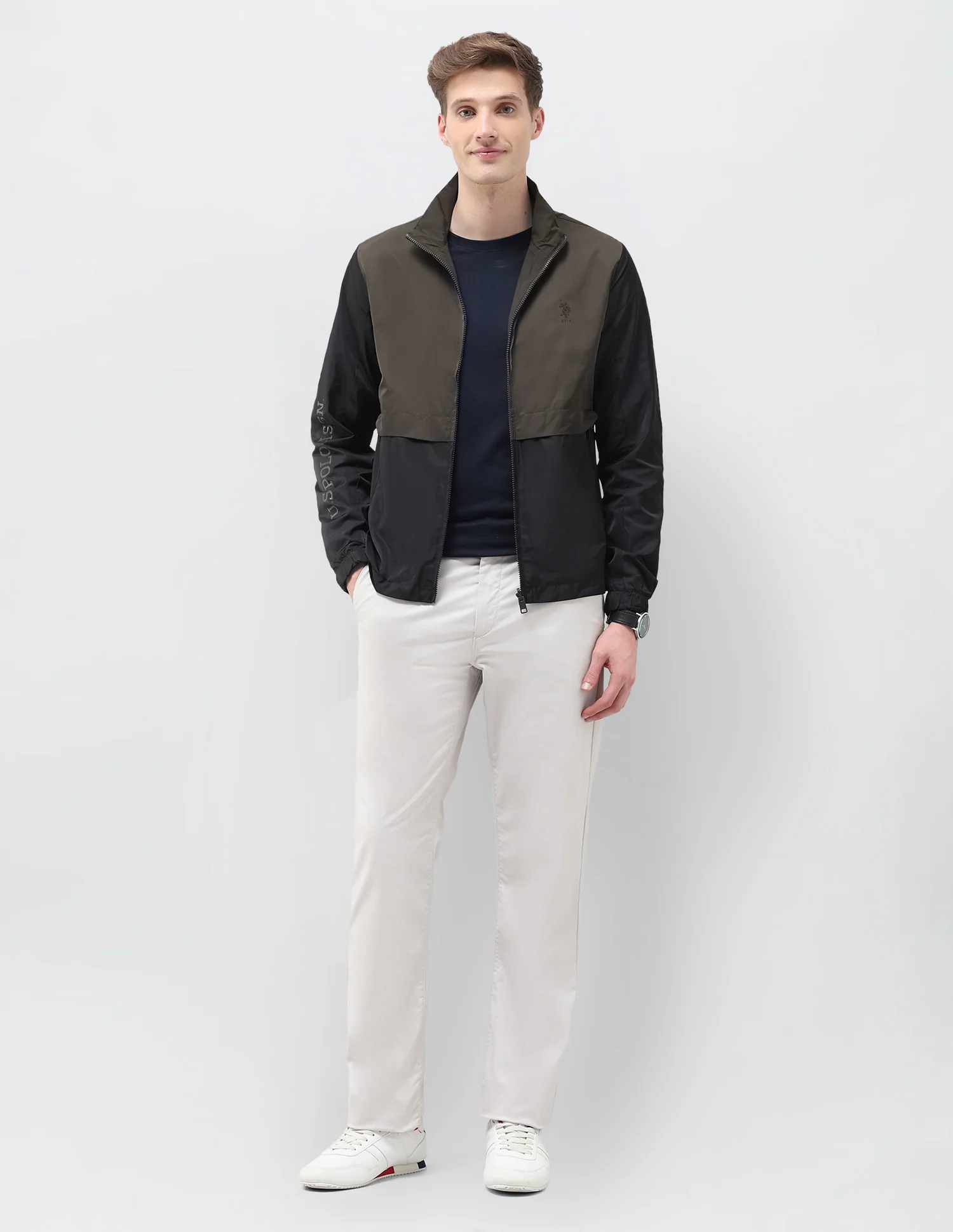Colour Blocked Windcheater Reversible Jacket Jacket - Image 3