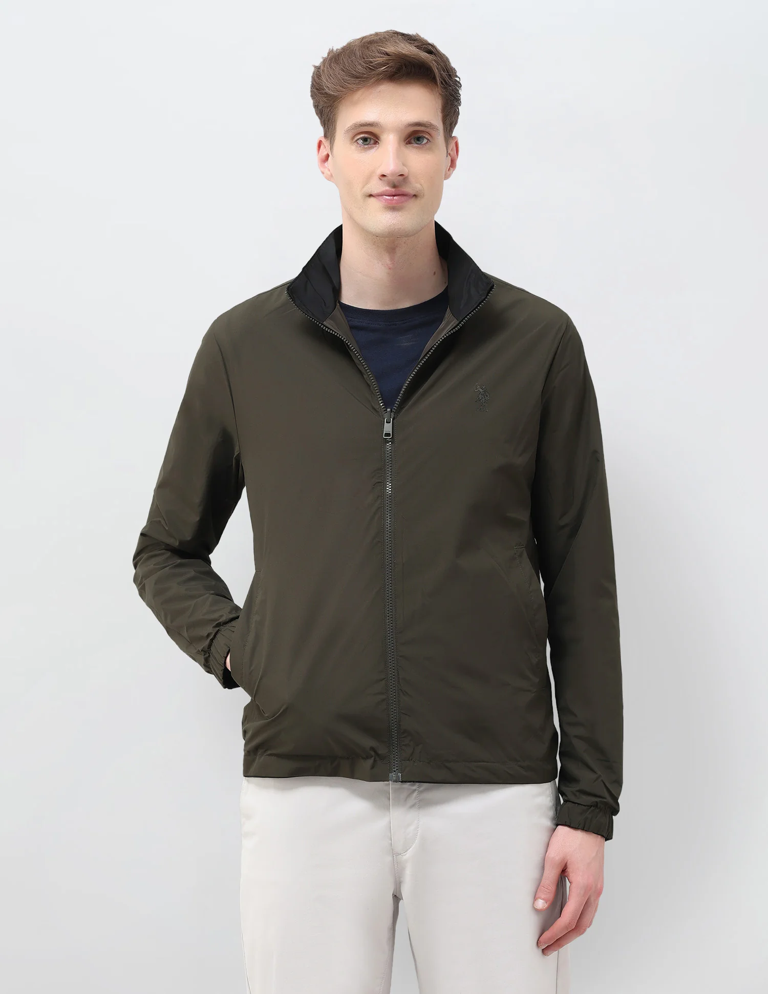 Colour Blocked Windcheater Reversible Jacket Jacket - Image 9