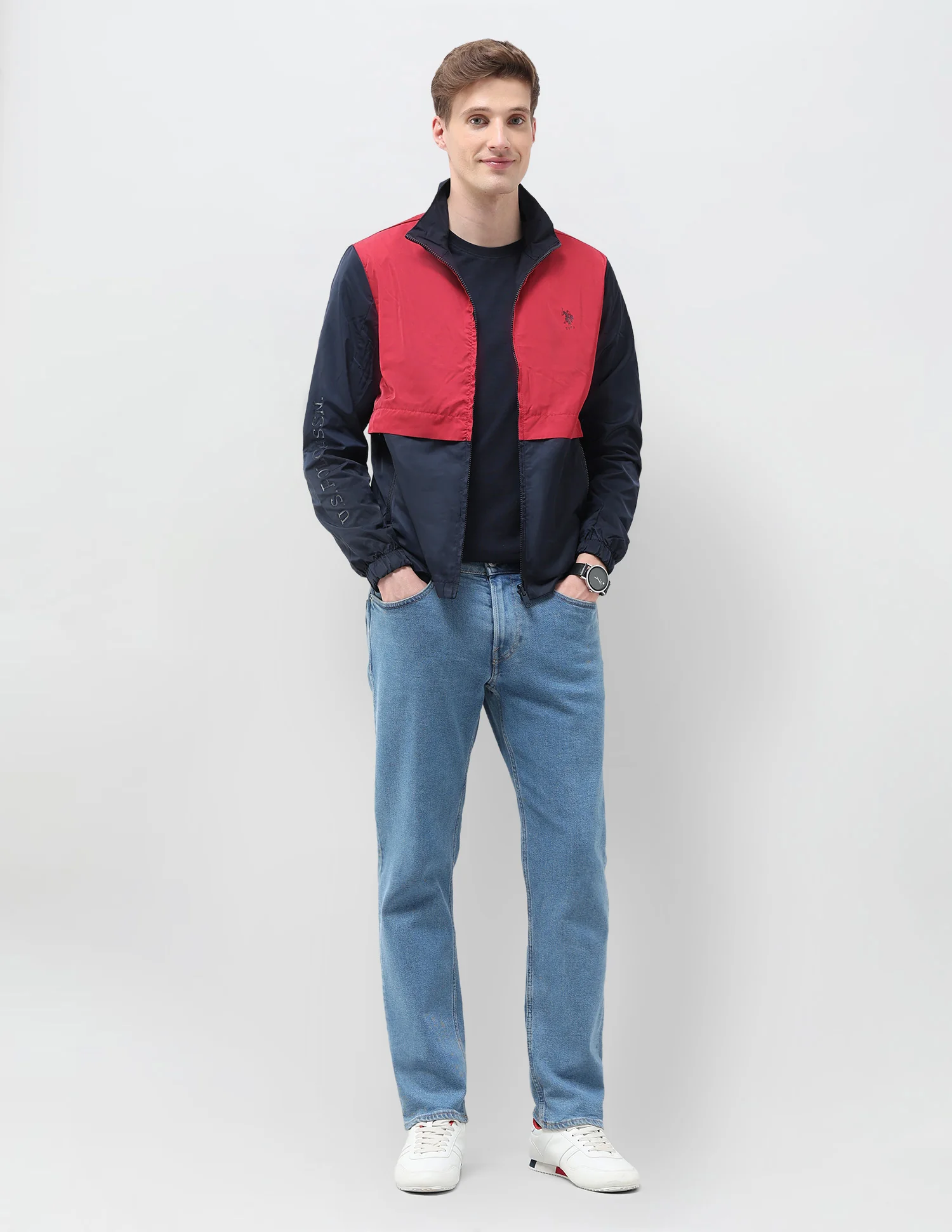 Colour Blocked Windcheater Reversible Jacket Jacket - Image 3