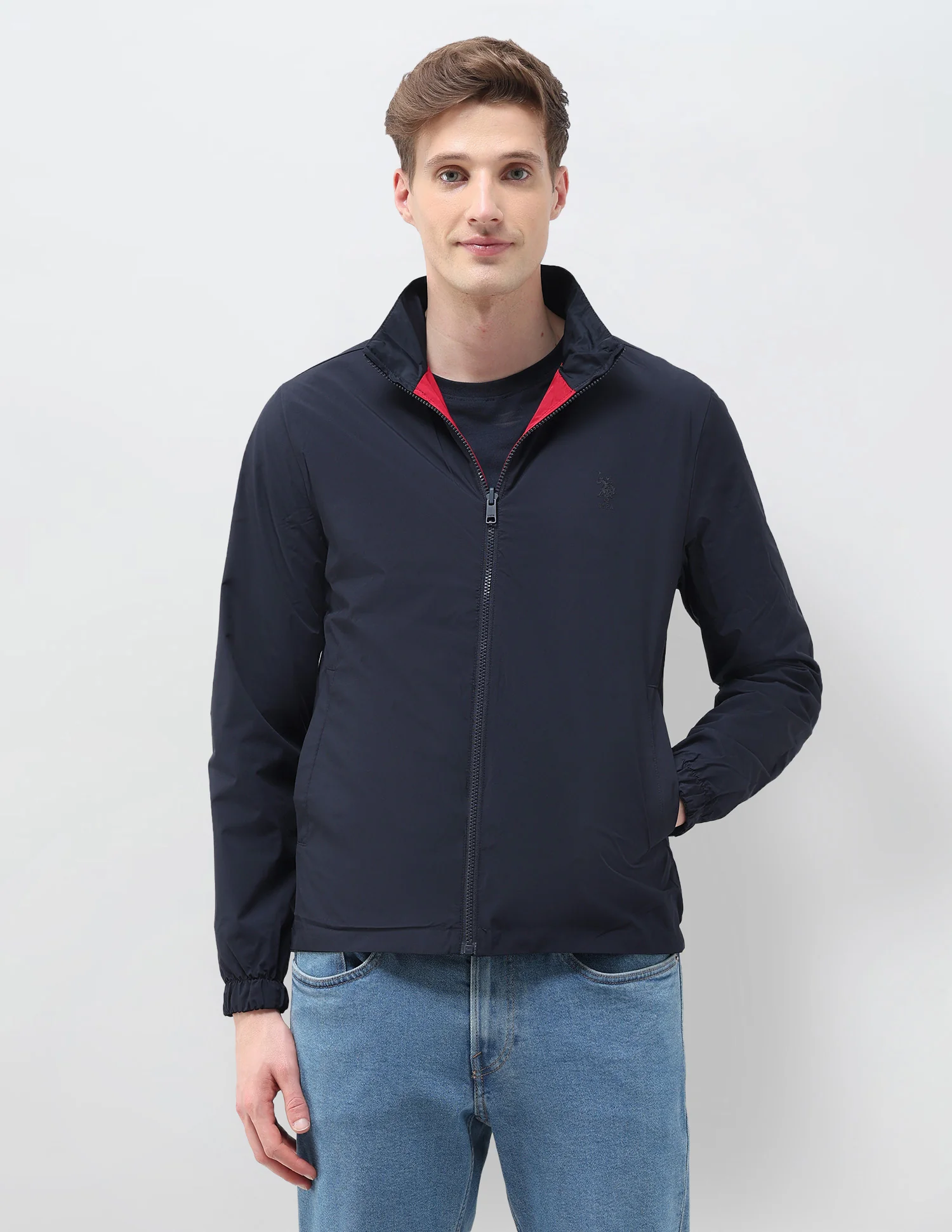 Colour Blocked Windcheater Reversible Jacket Jacket - Image 9