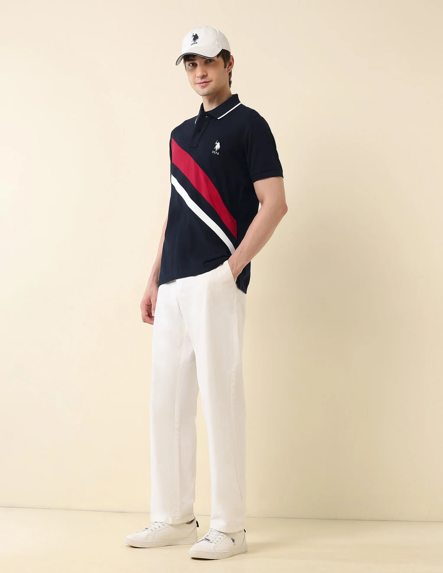 Colourblocked Classic Polo Shirt - Image 3