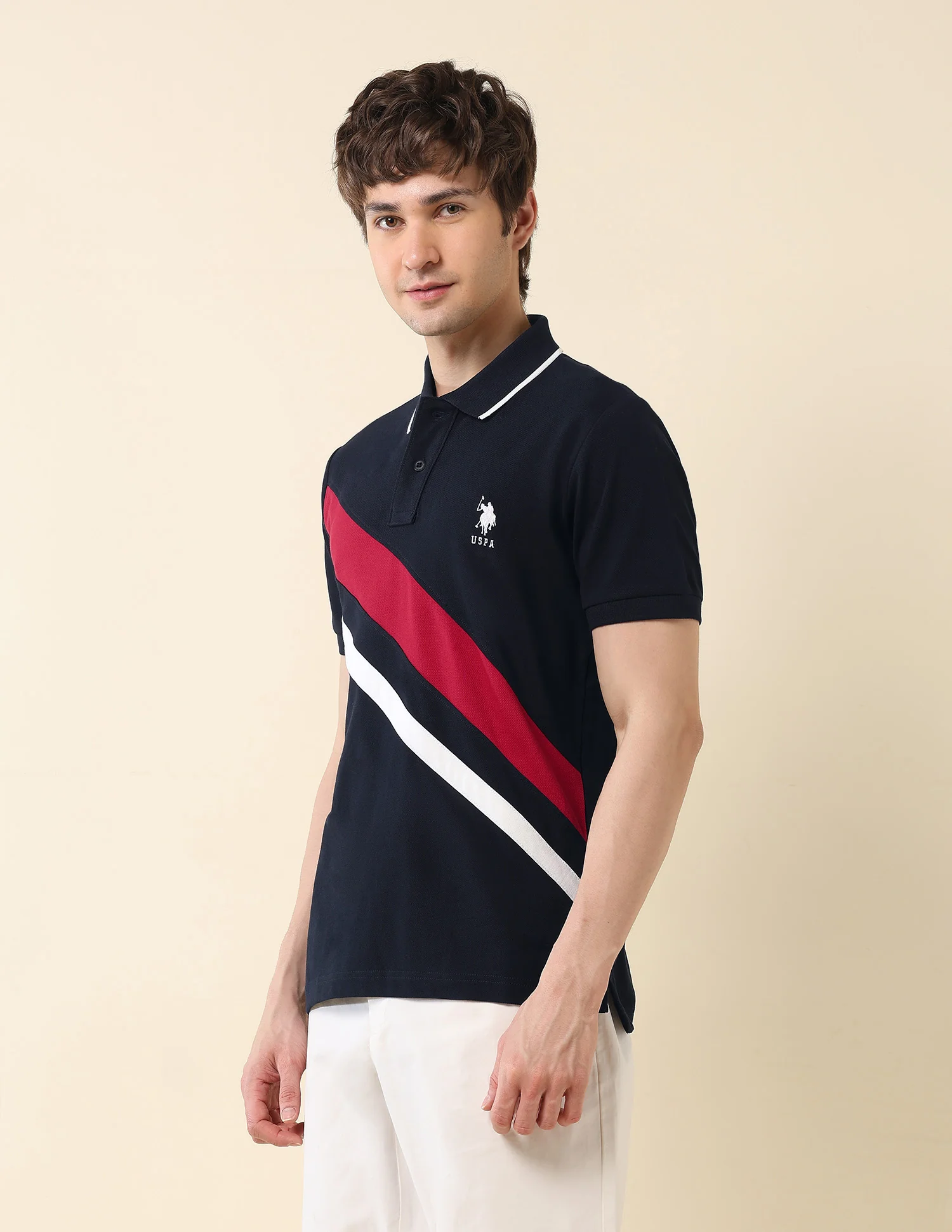 Colourblocked Classic Polo Shirt - Image 4