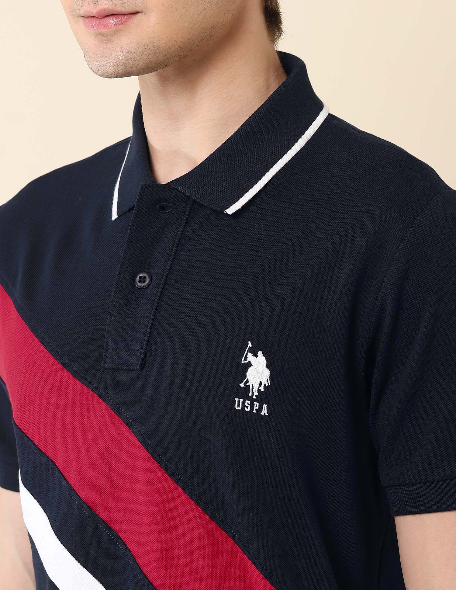 Colourblocked Classic Polo Shirt - Image 7