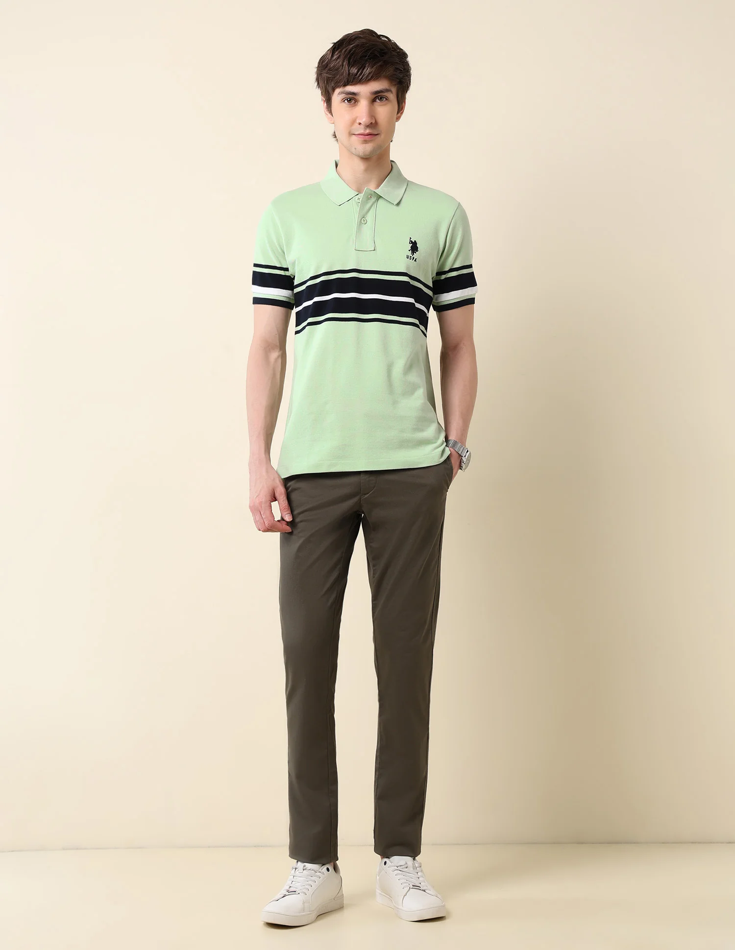 Colourblocked Classic Polo Shirt - Image 3
