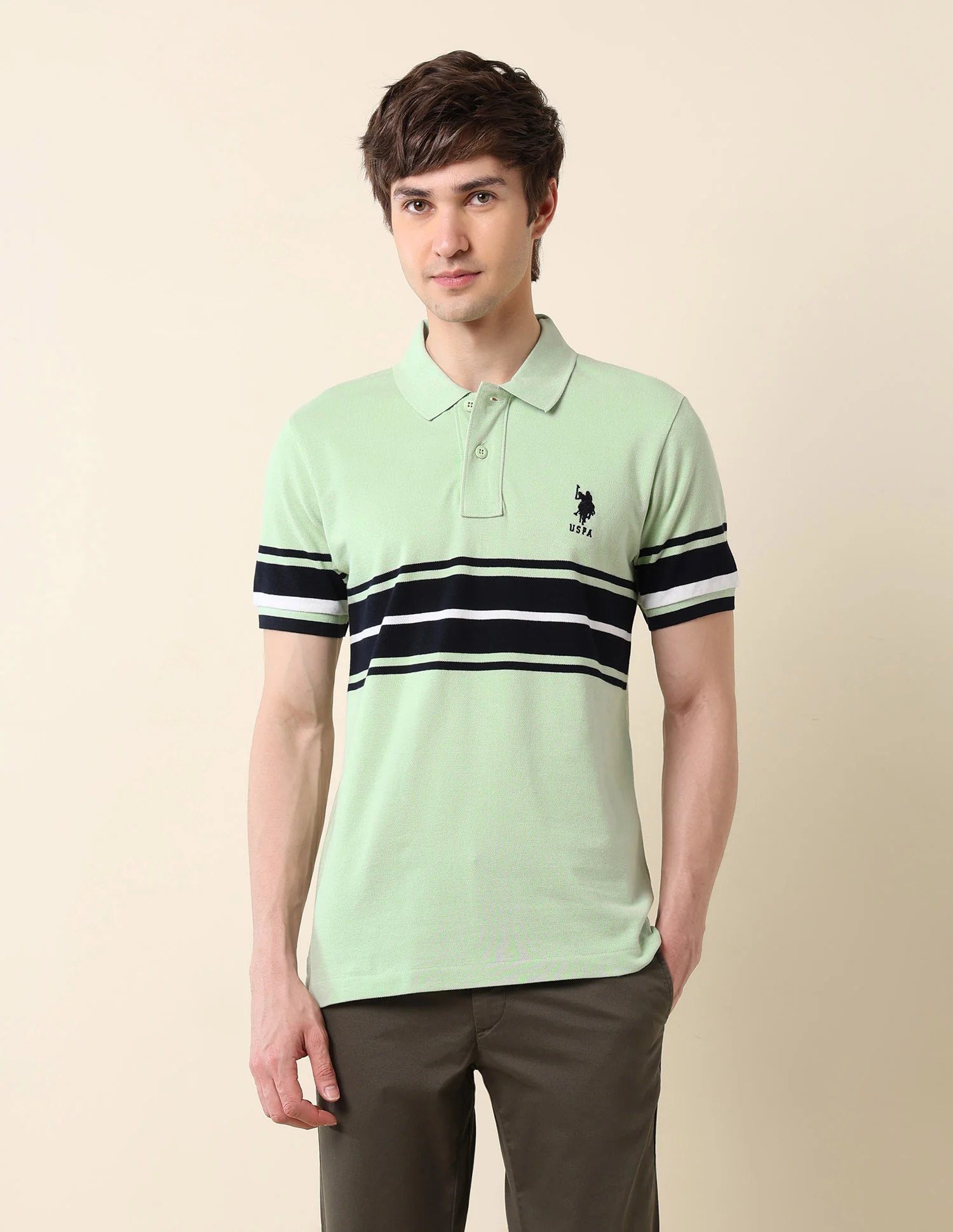 Colourblocked Classic Polo Shirt - Image 6