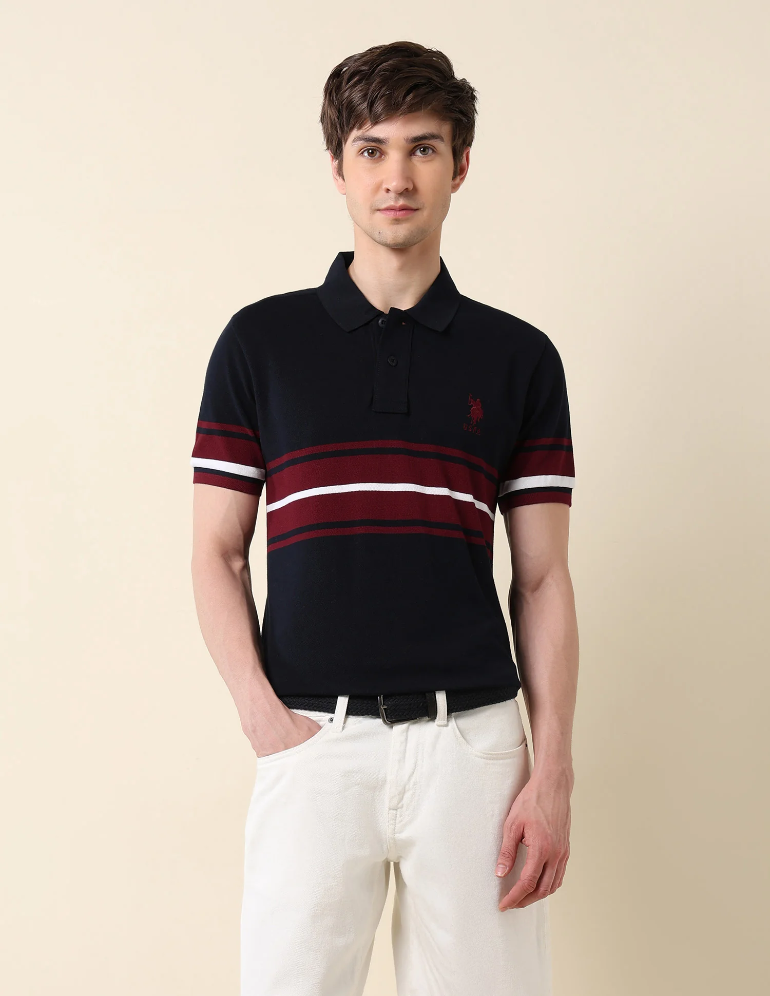 Colourblocked Classic Polo Shirt