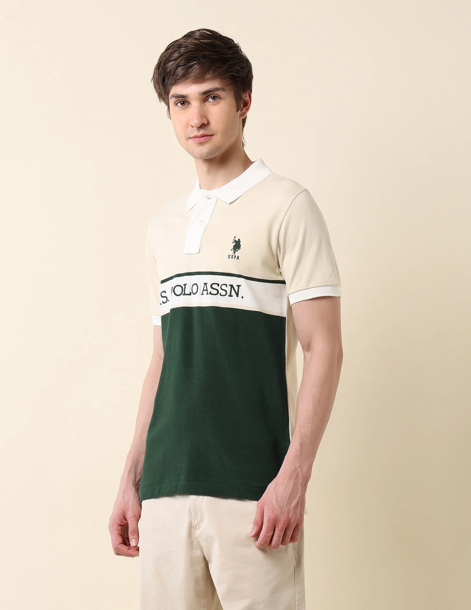 Colourblocked Classic Polo Shirt - Image 4