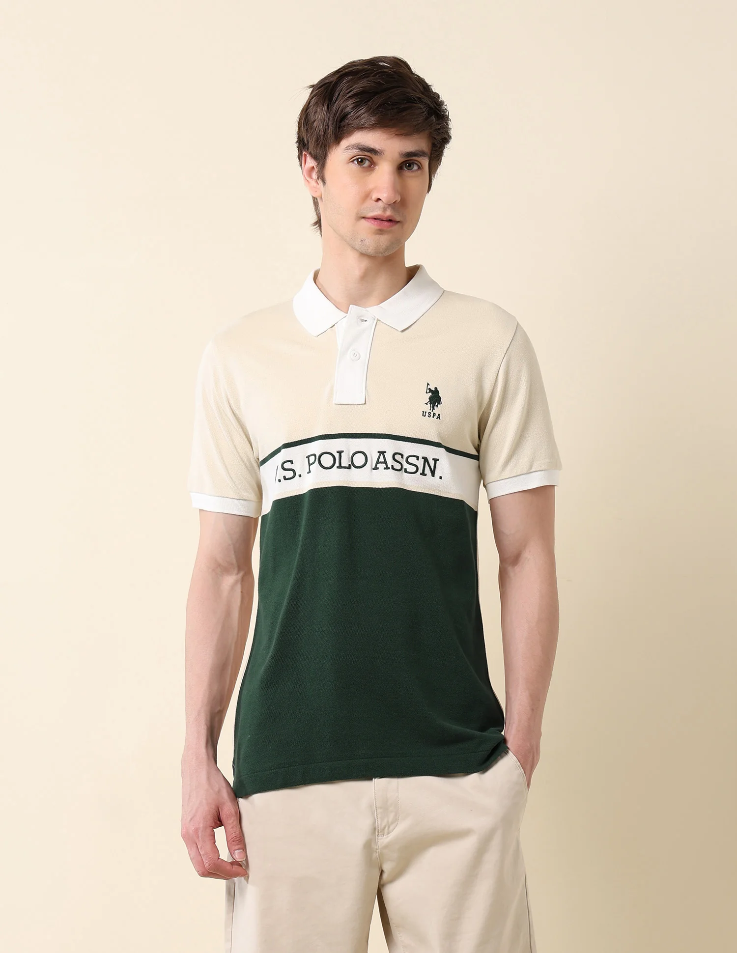 Colourblocked Classic Polo Shirt - Image 6