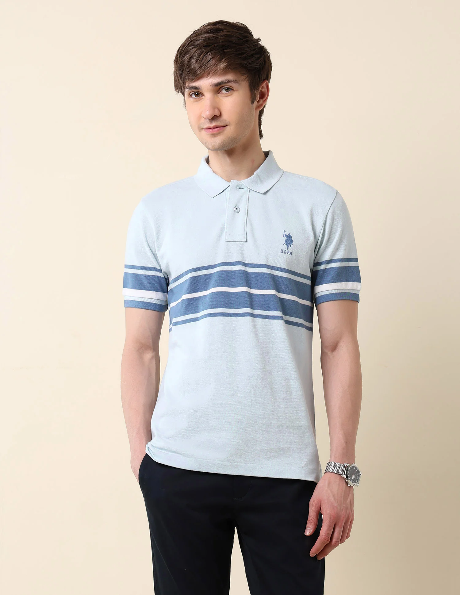 Colourblocked Classic Polo Shirt