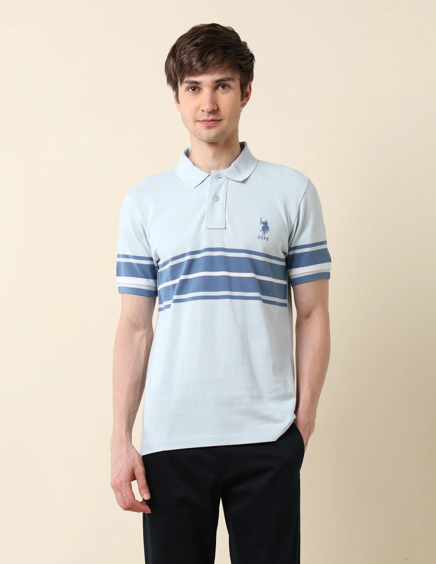 Colourblocked Classic Polo Shirt - Image 6