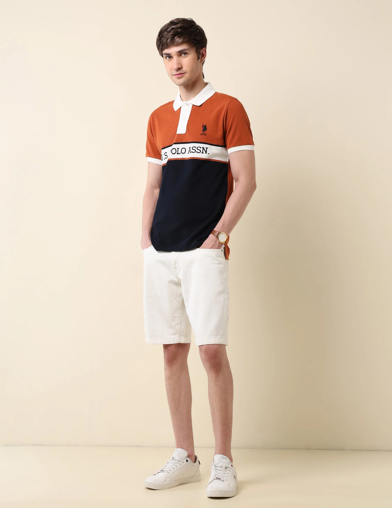 Colourblocked Classic Polo Shirt - Image 3
