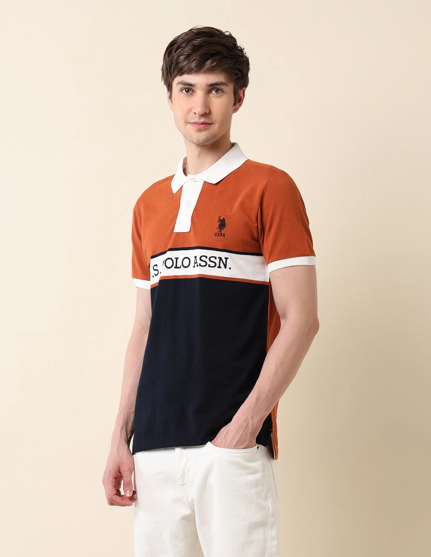 Colourblocked Classic Polo Shirt - Image 4