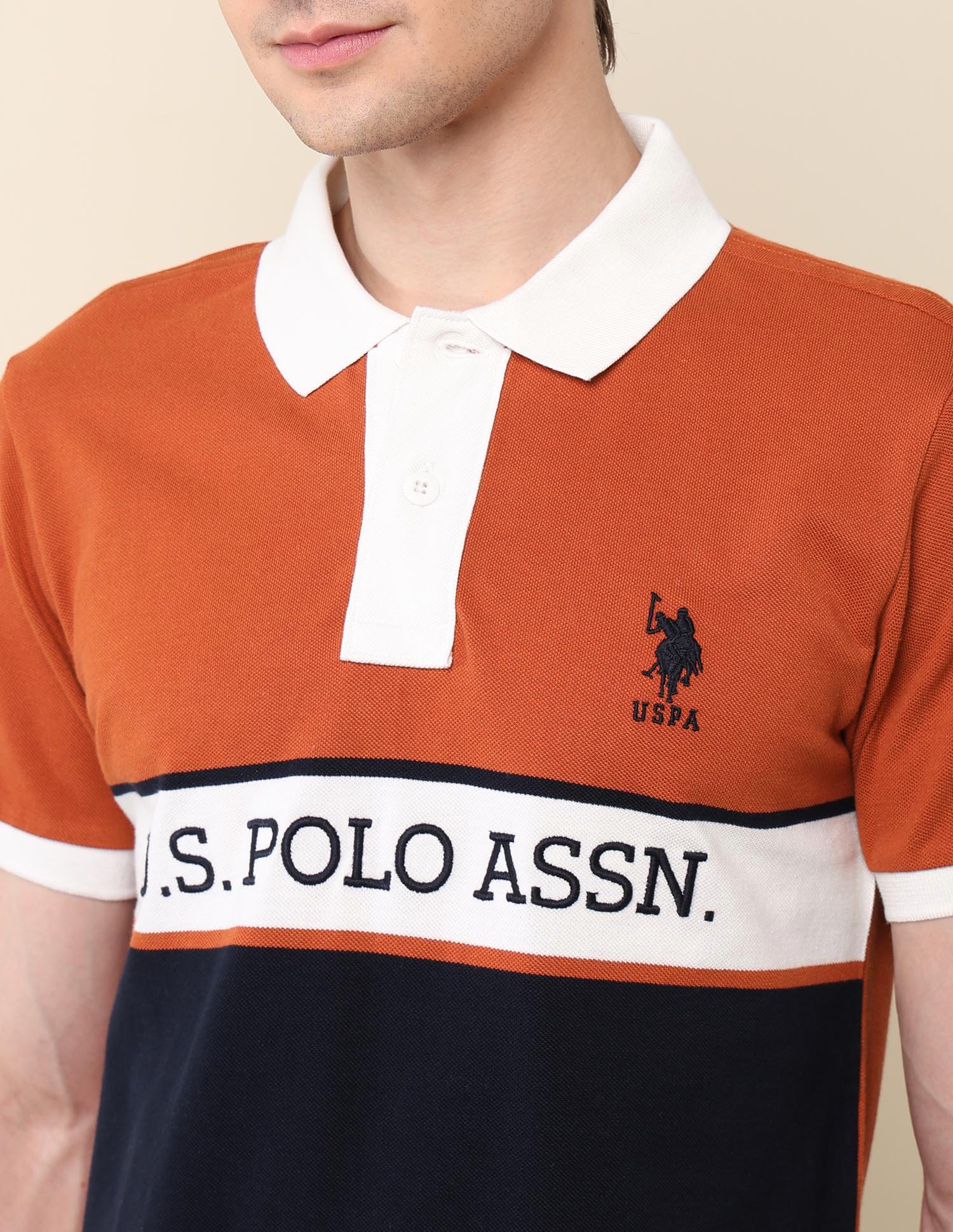 Colourblocked Classic Polo Shirt - Image 7