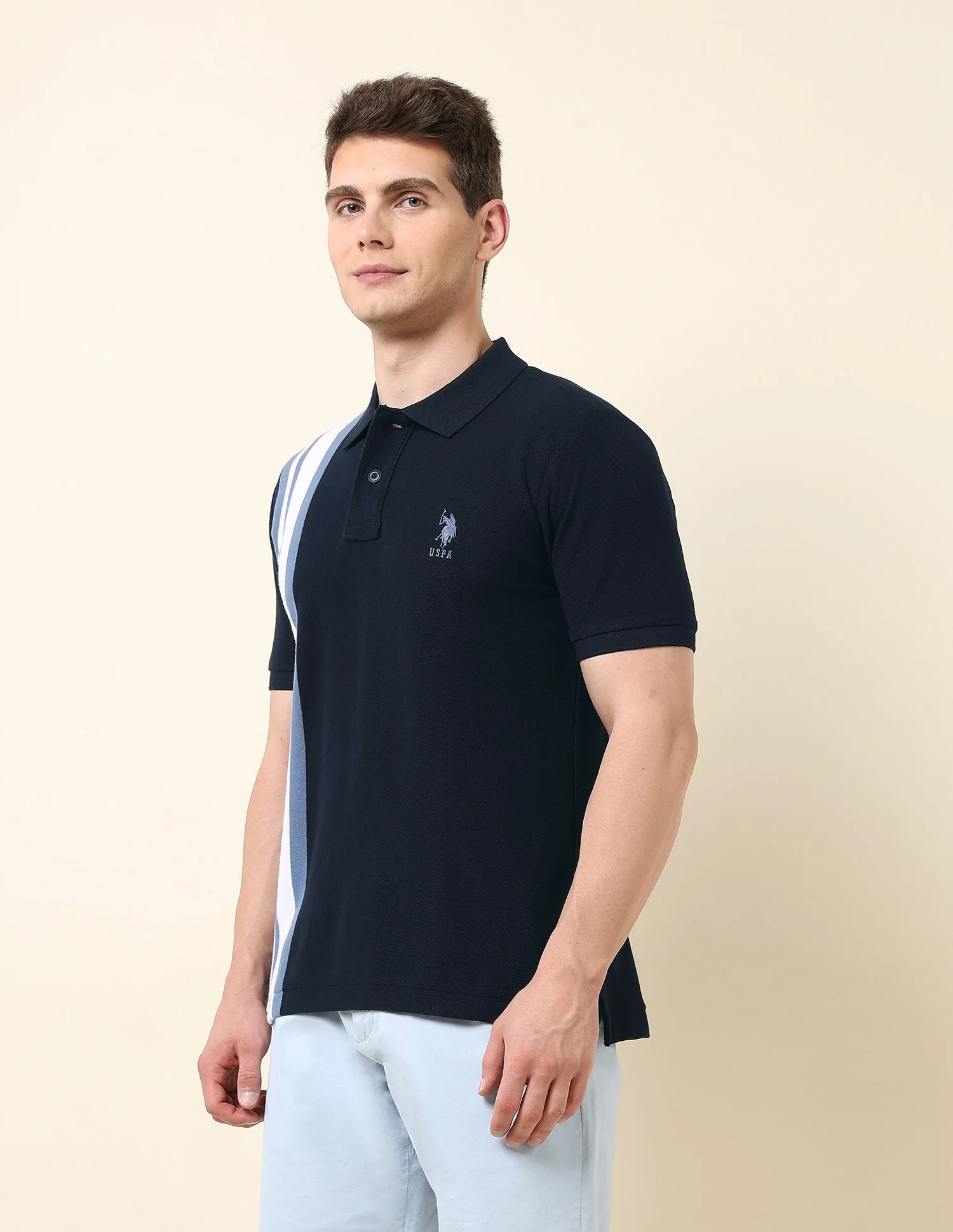 Colourblocked Classic Polo Shirt - Image 4